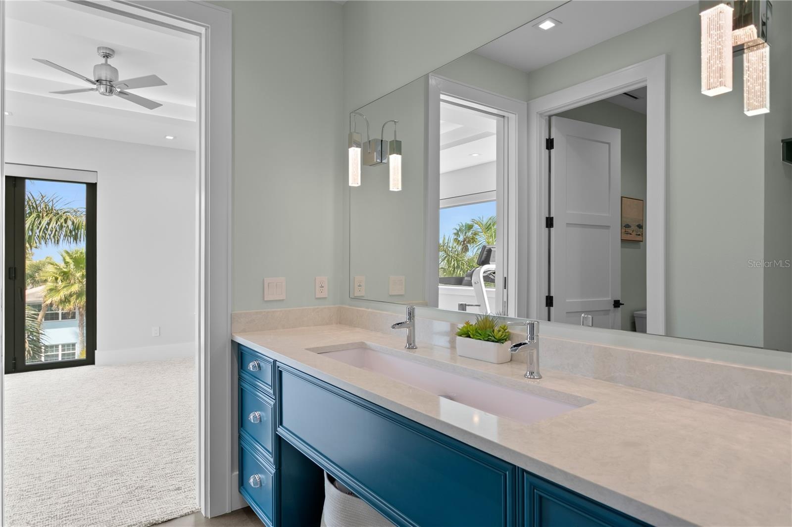Jack and Jill bathroom 3rd level
