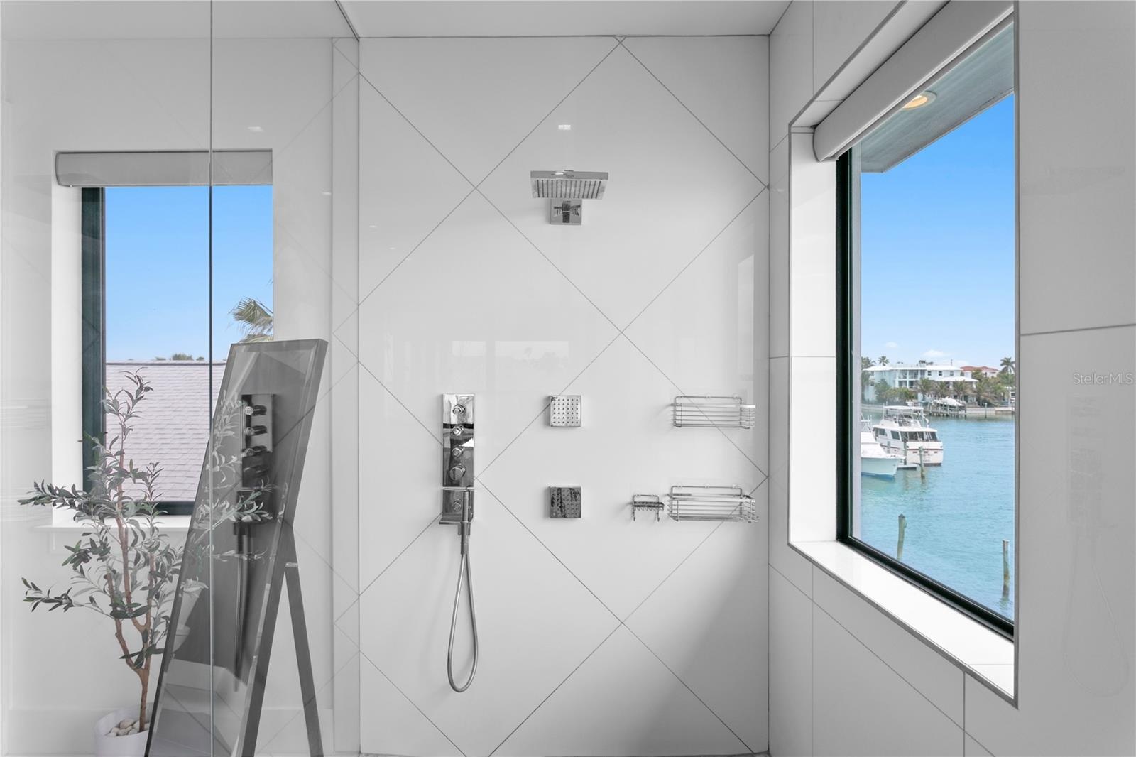 Primary bathroom shower
