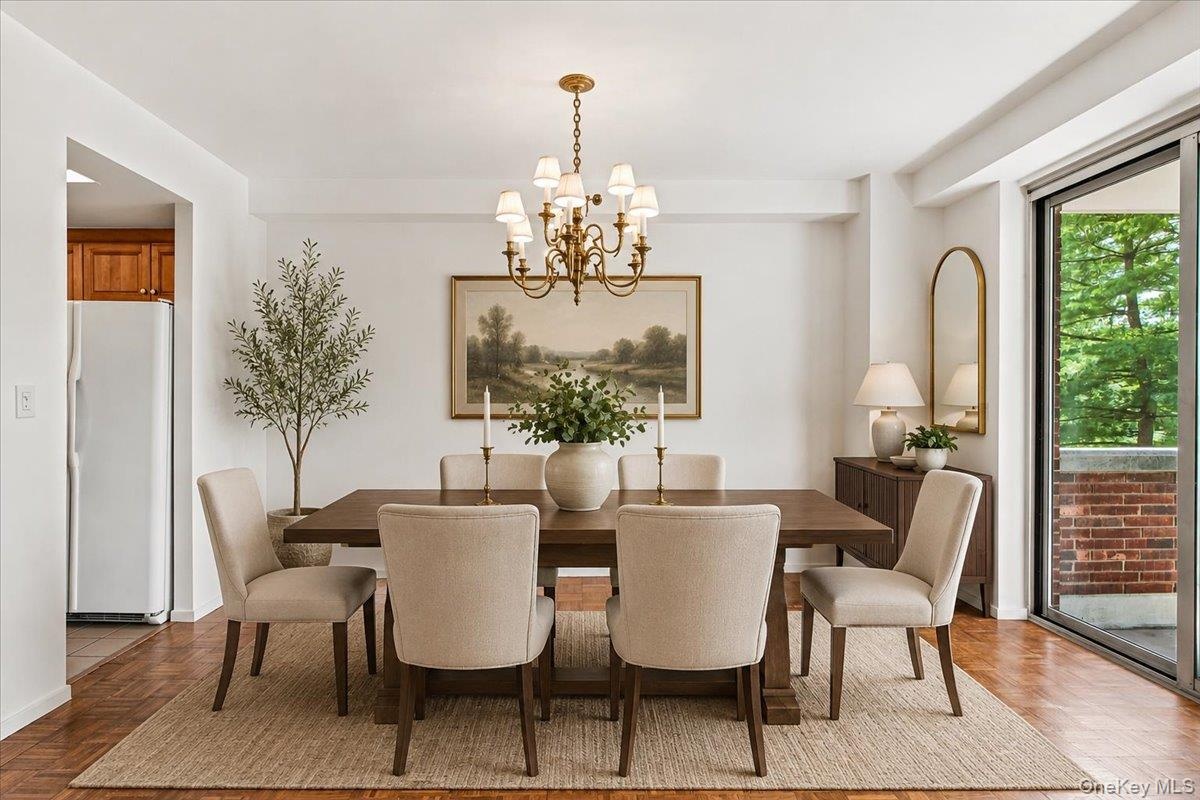 Virtually Staged Dining Room