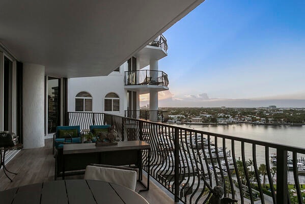 Sunset from balcony