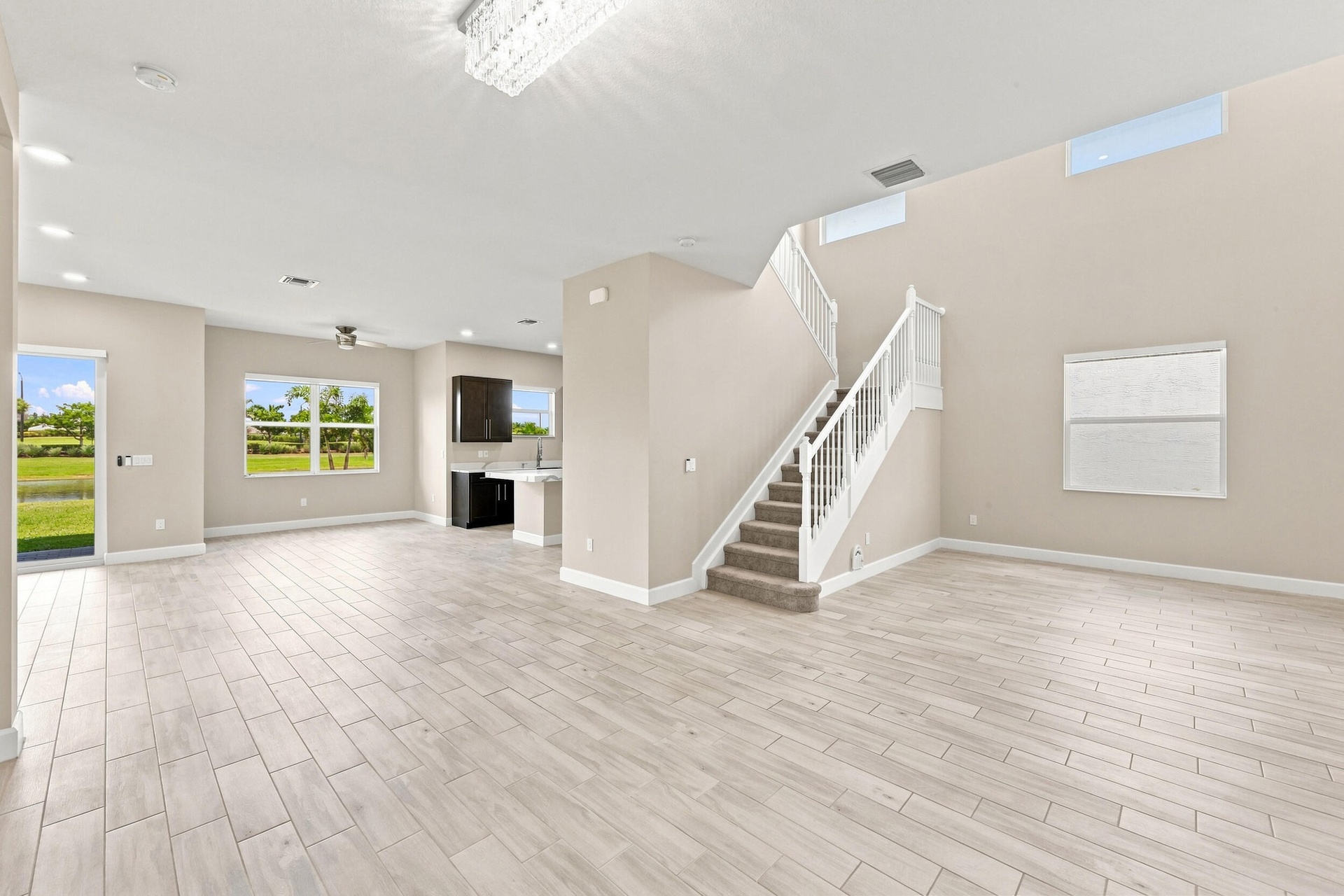 Open Dining, Foyer and Kitchen