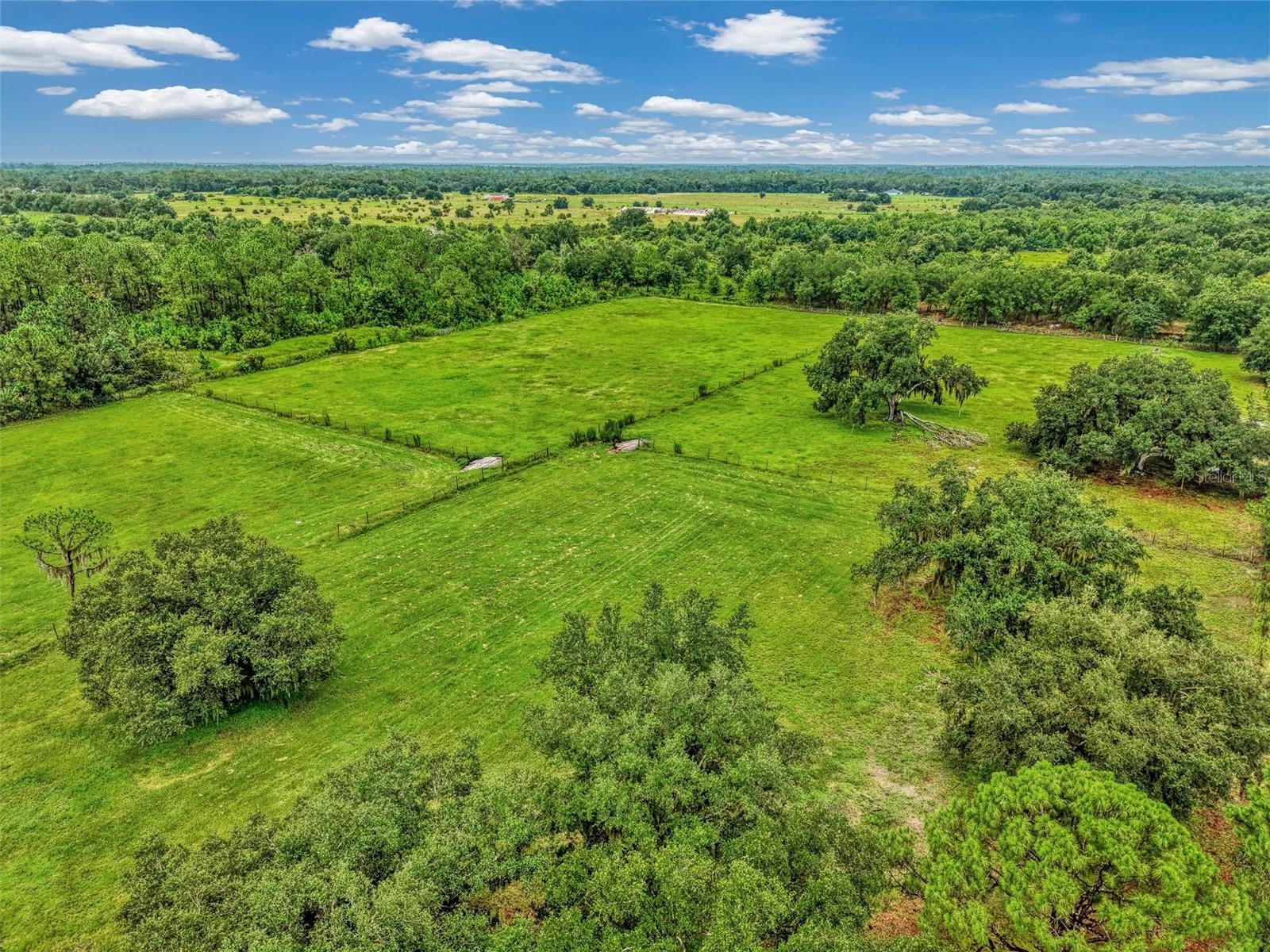 Southeast view of pastures