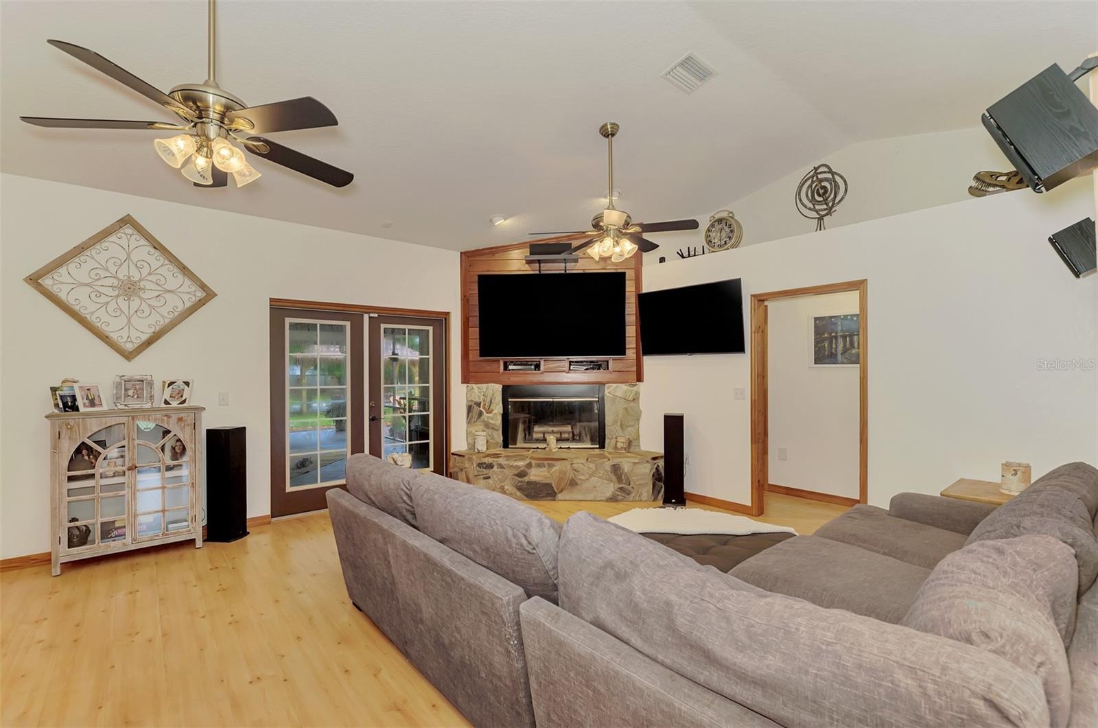 Living room is very open and roomy