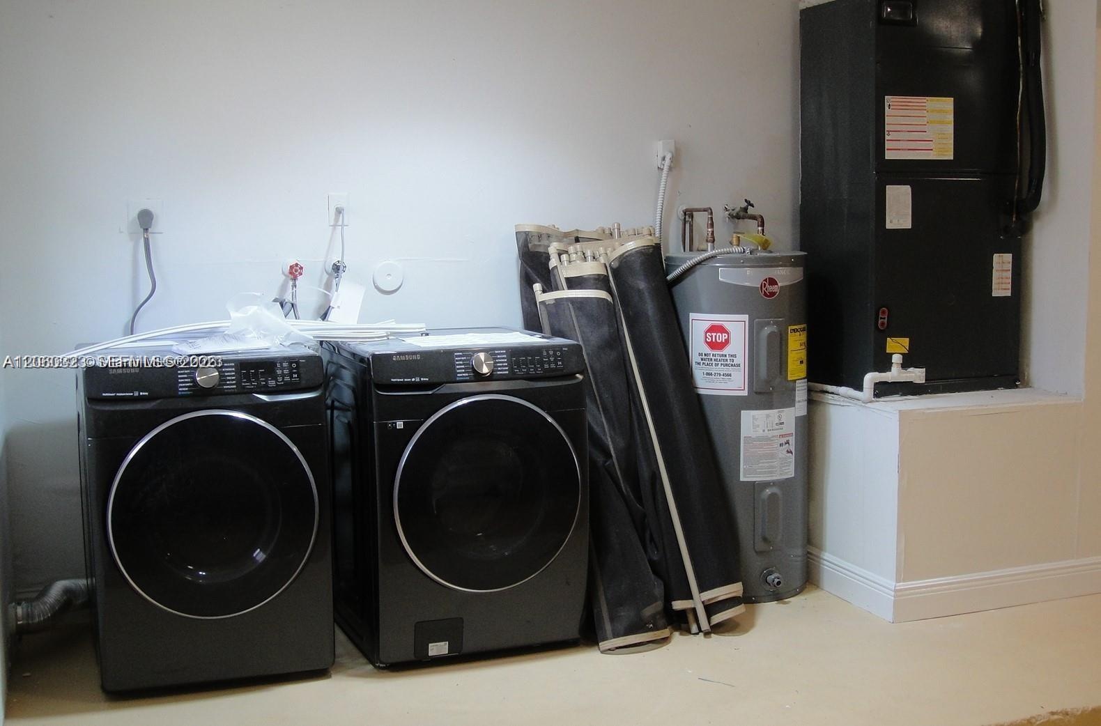 NEWER WASHER/DRYER/HOTWATER HEATER AND A/C. CHILD PROOF POOL FENCE AVAILABLE.