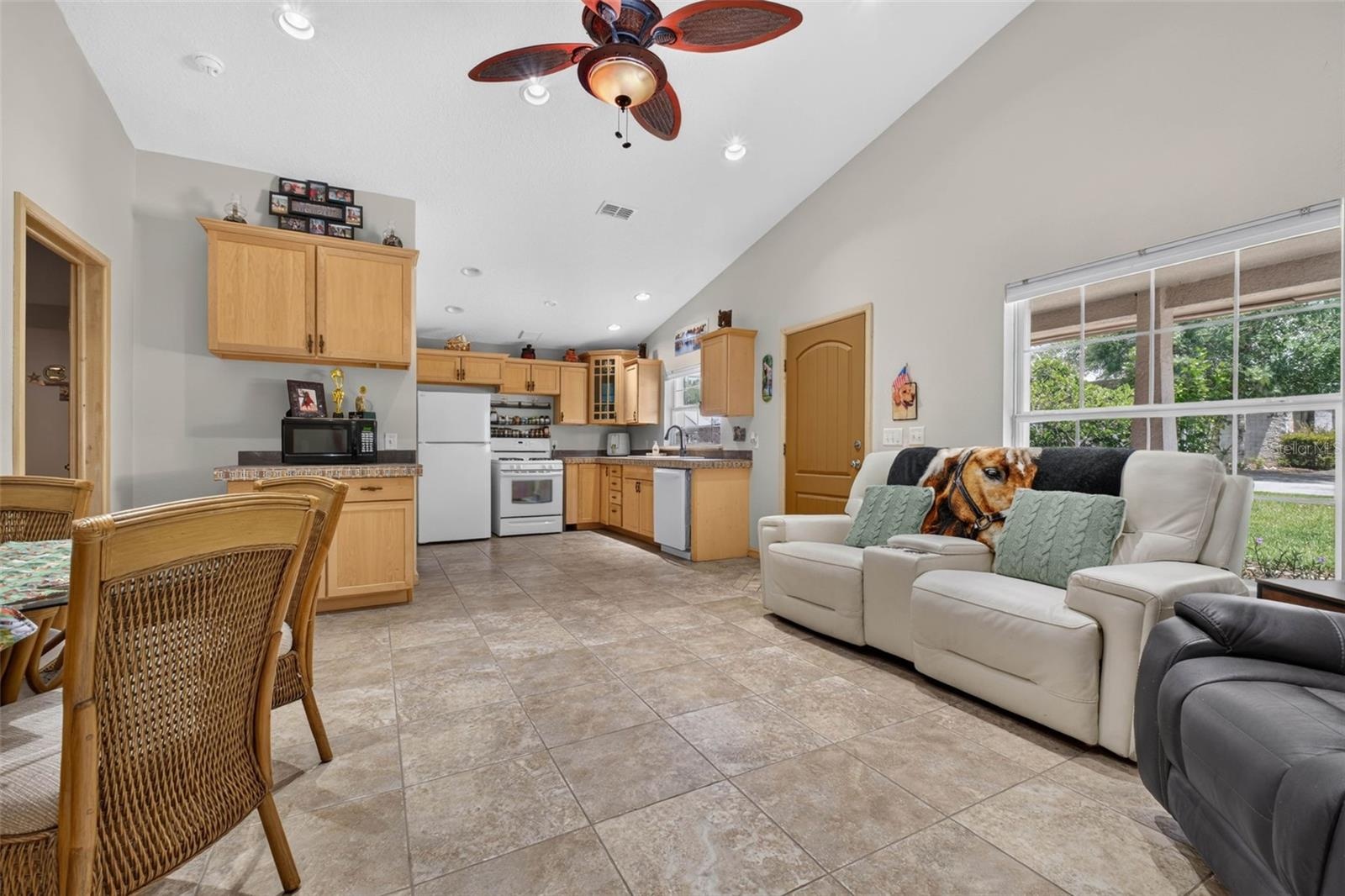Cottage Living Room/ Kitchen