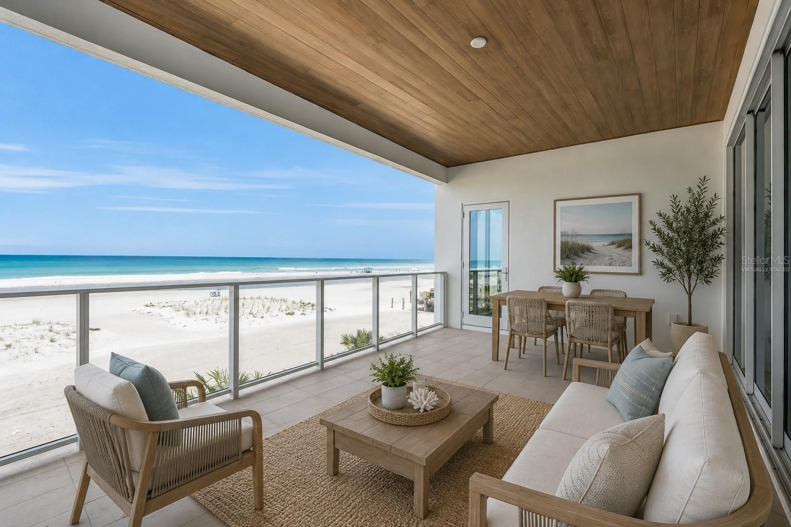 Virtually Staged - Private Balcony