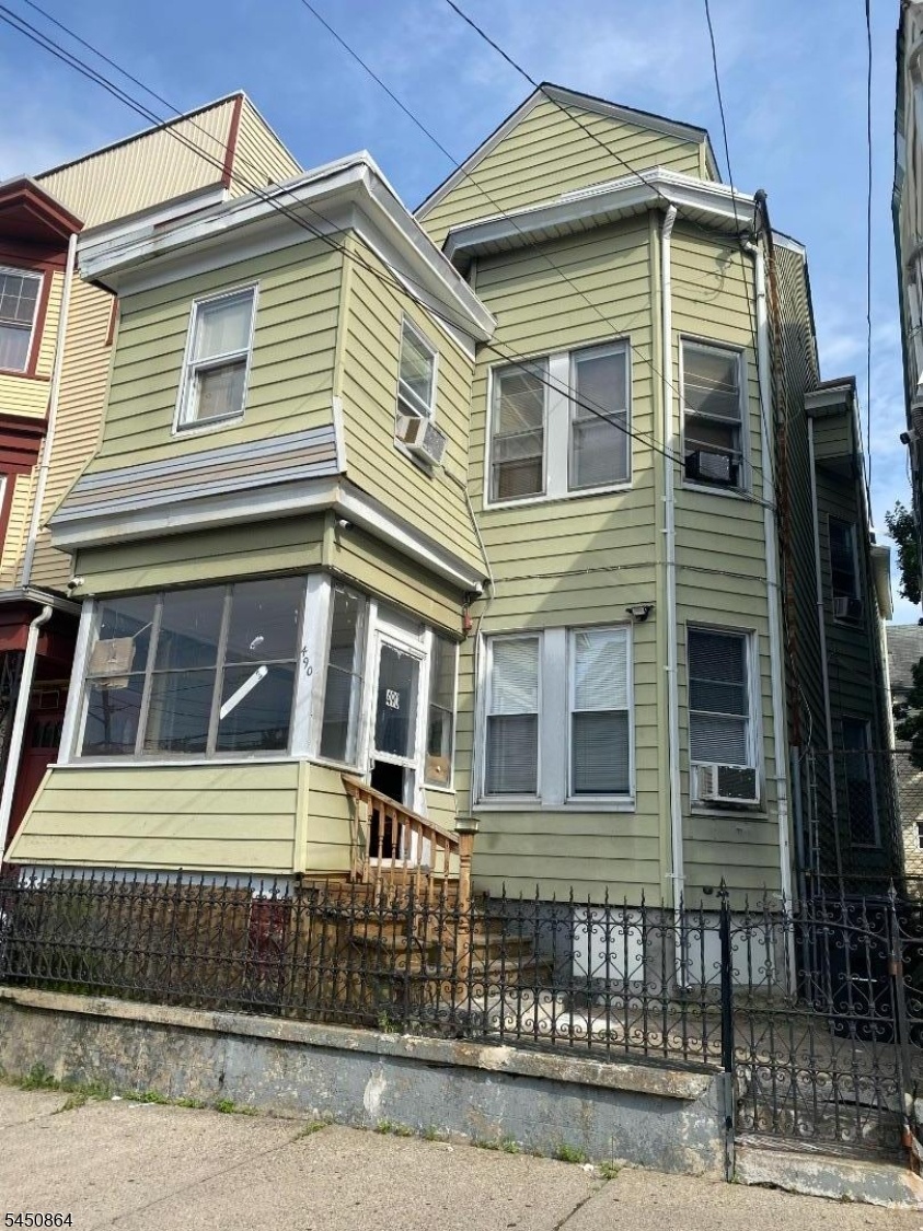 front of the house