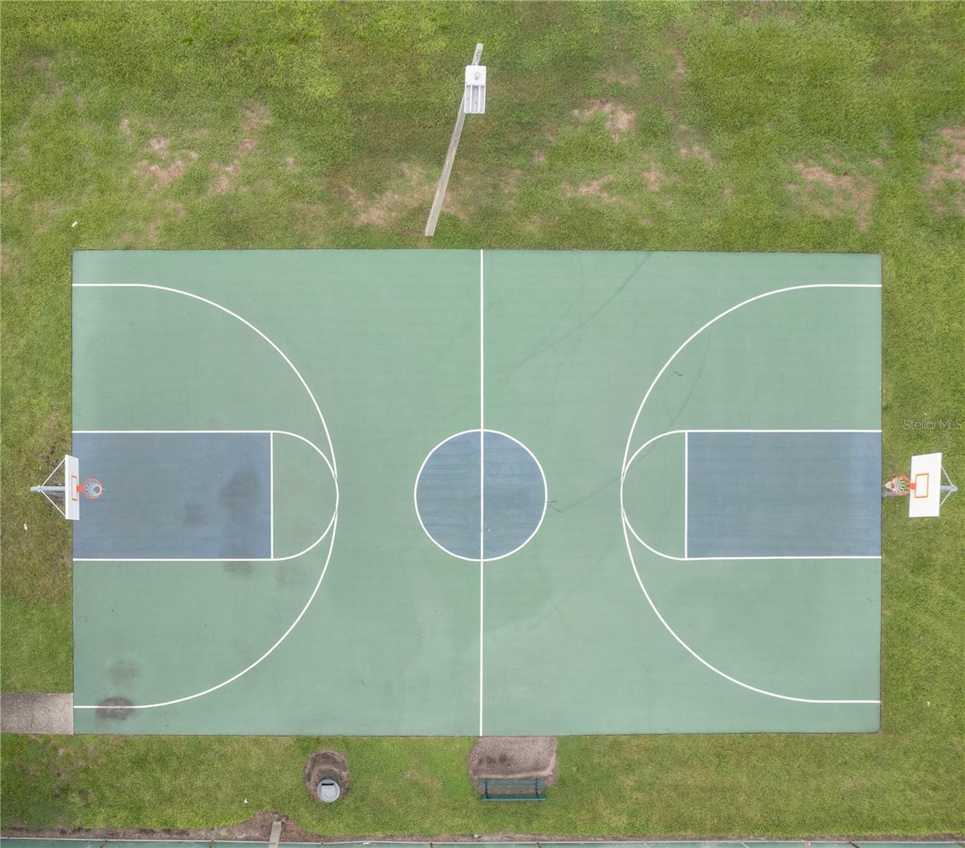 Community basketball court
