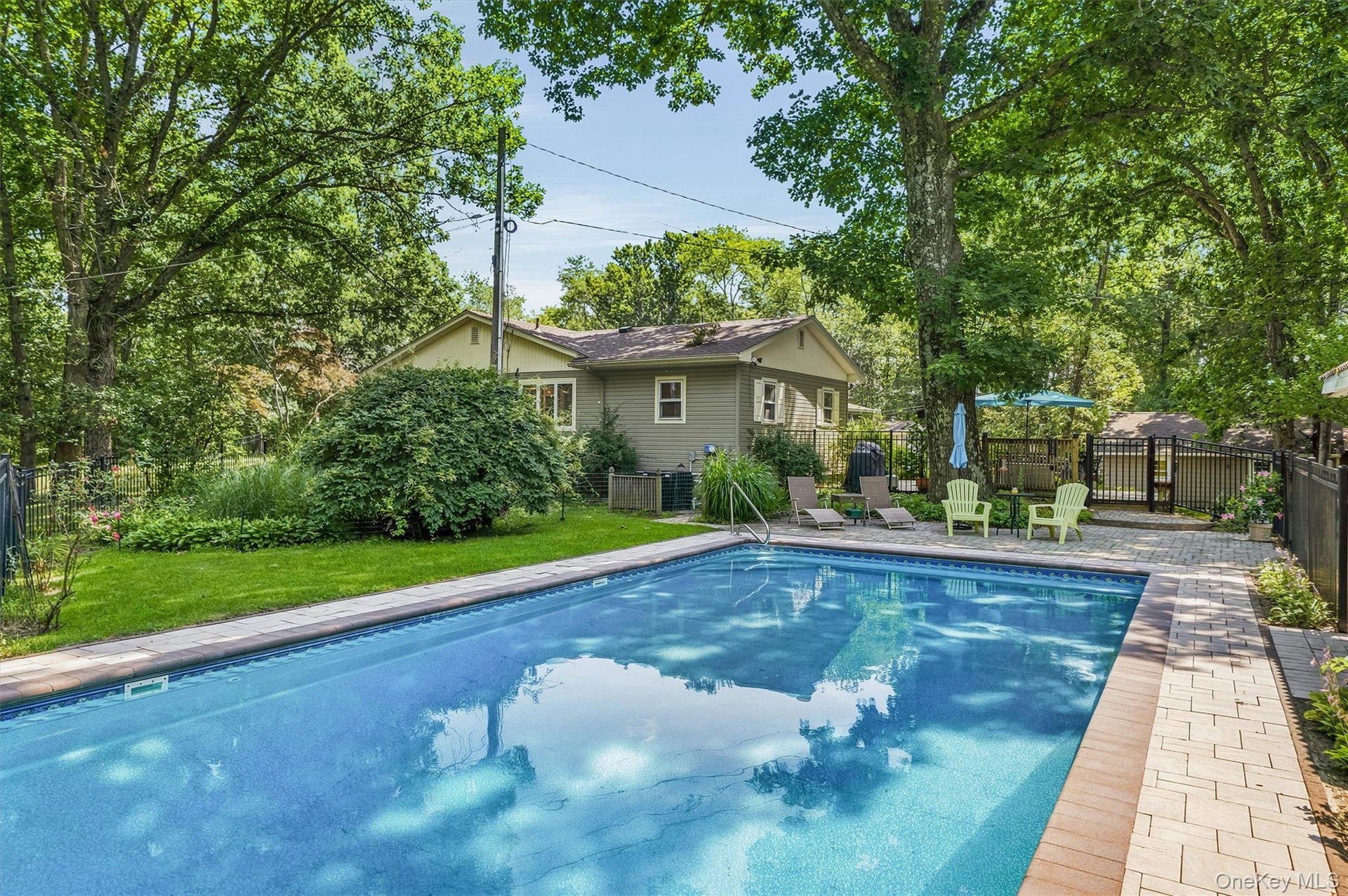 129 Hill Road  In-Ground Salt Water Heated Pool.