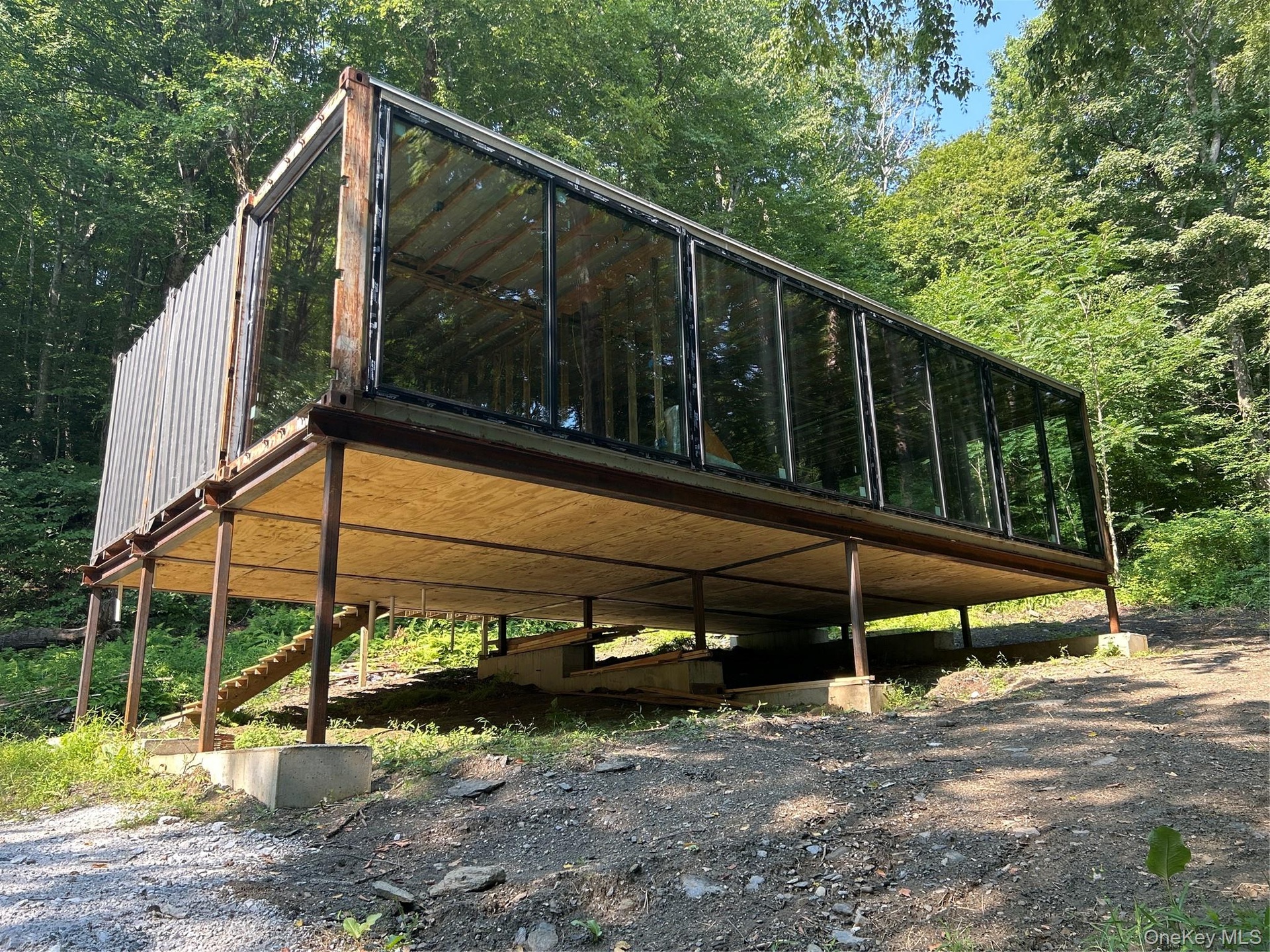 Weclome to a new way of living in storage containers.  The windows are all triple pane and let in a lot of light.
