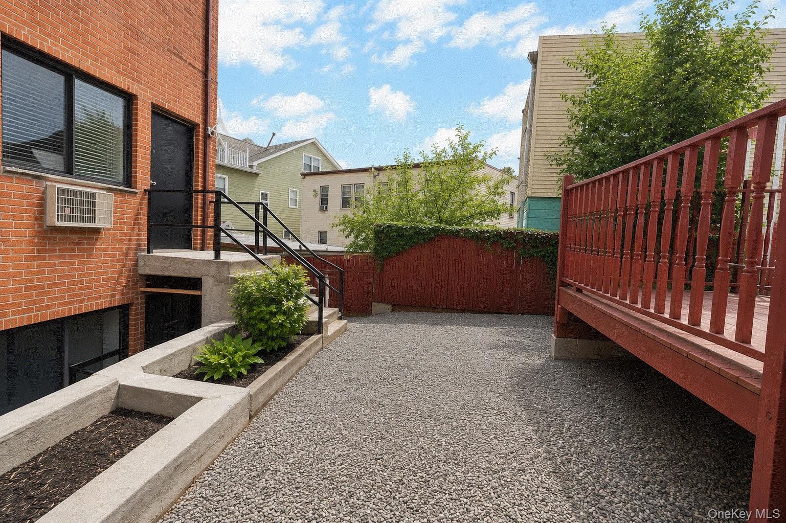 virtually staged backyard