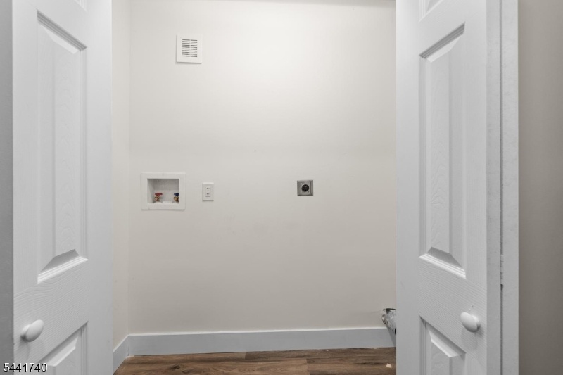 laundry closet on 1st floor
