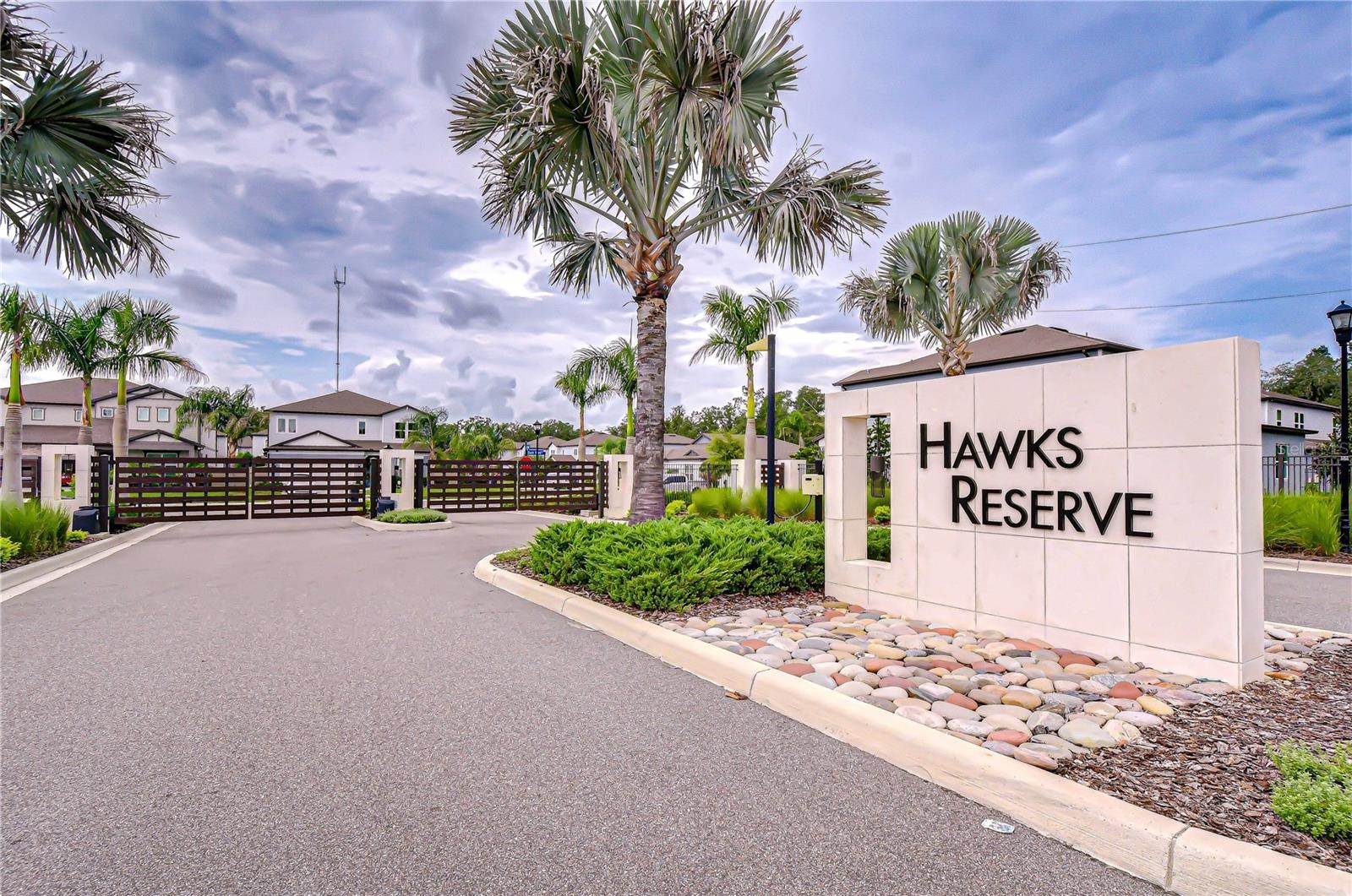 Desirable gated community offering privacy and security.