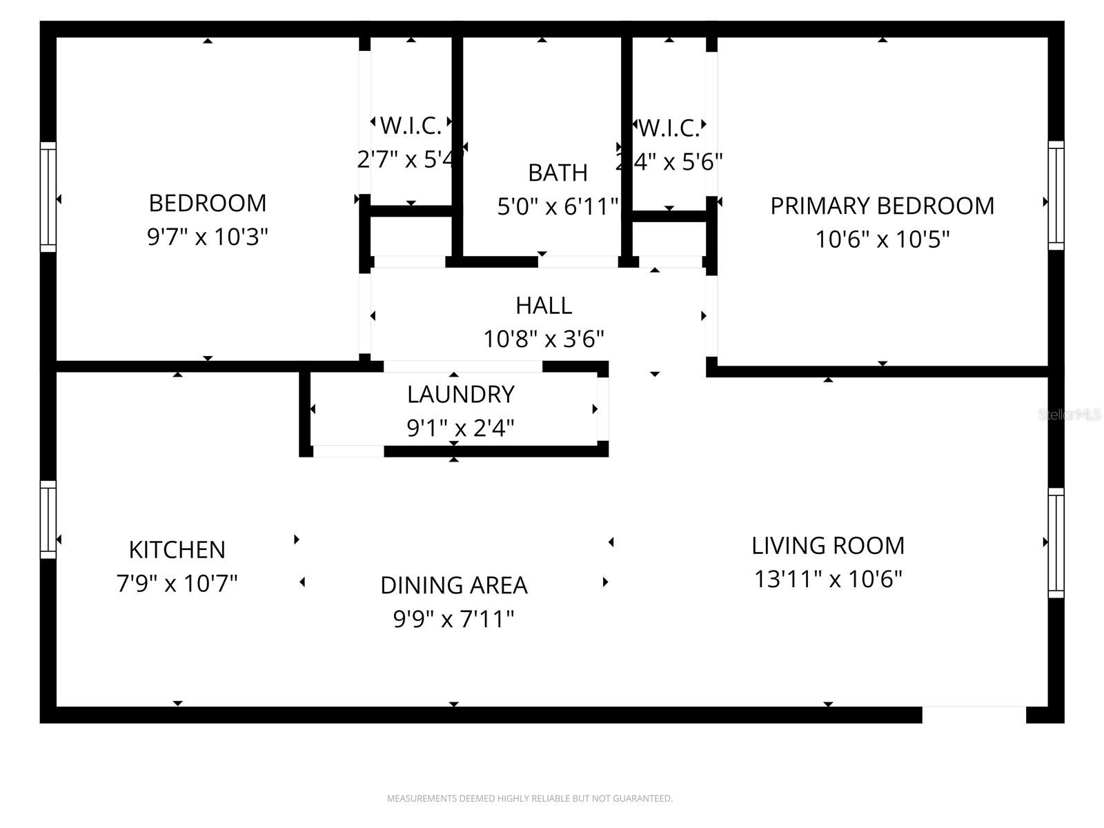 Identical floor plans.