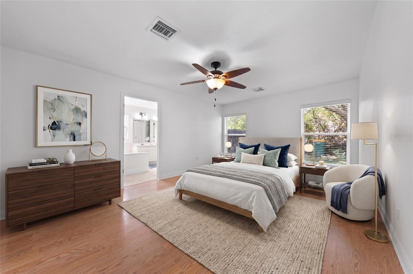Primary Bedroom, Virtually Staged