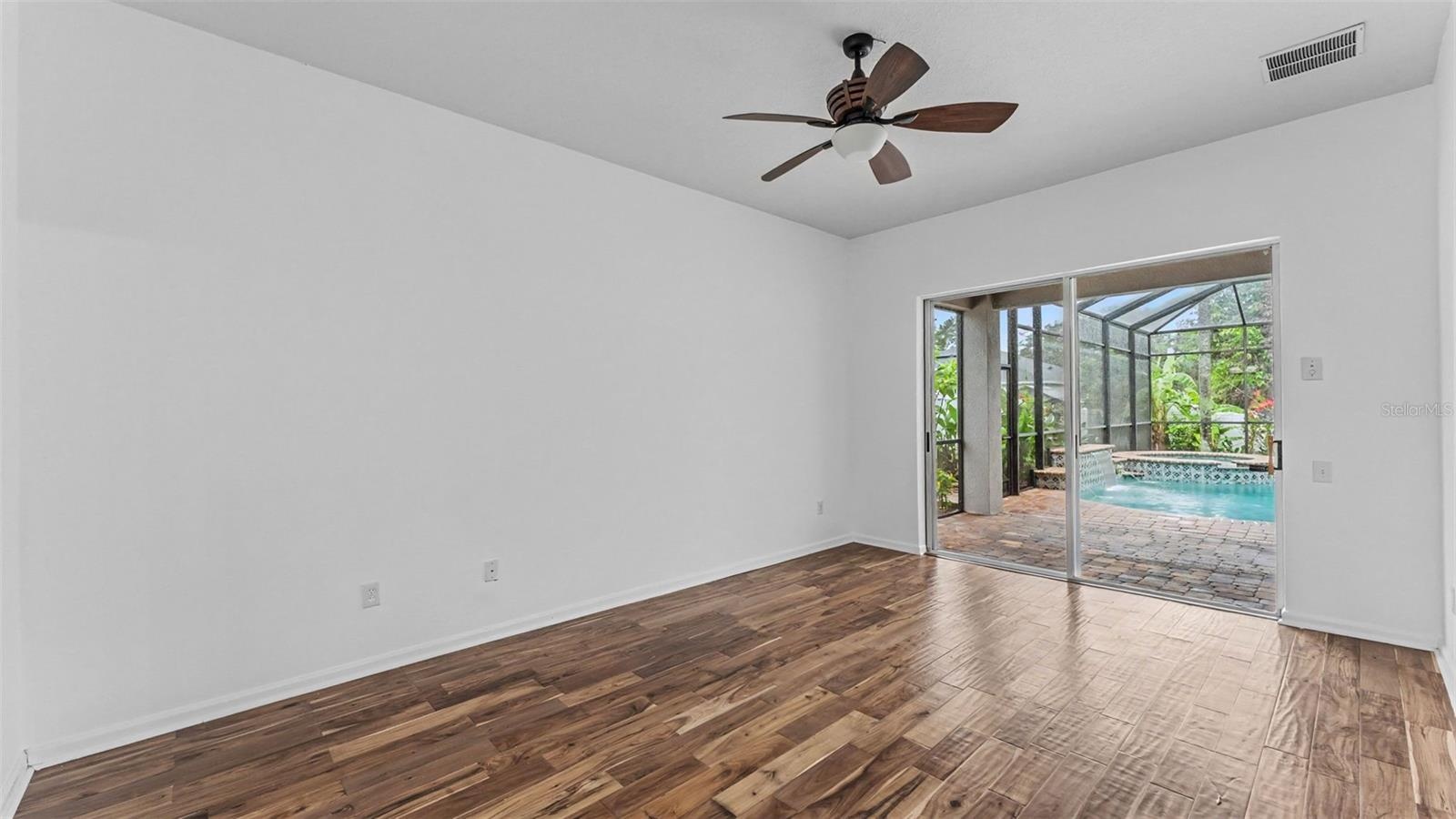 Master Bedroom with Sliding doors
