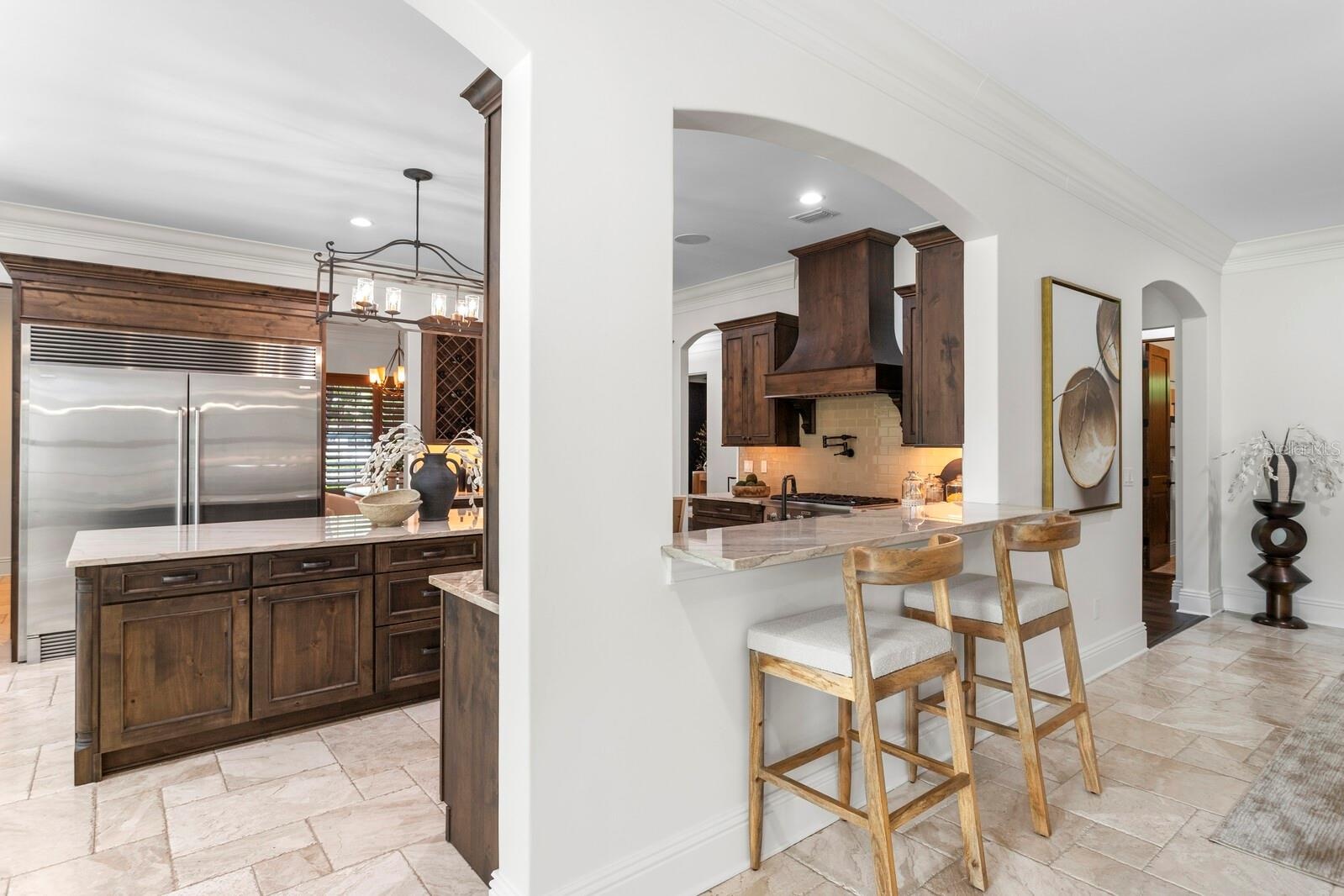 Breakfast bar