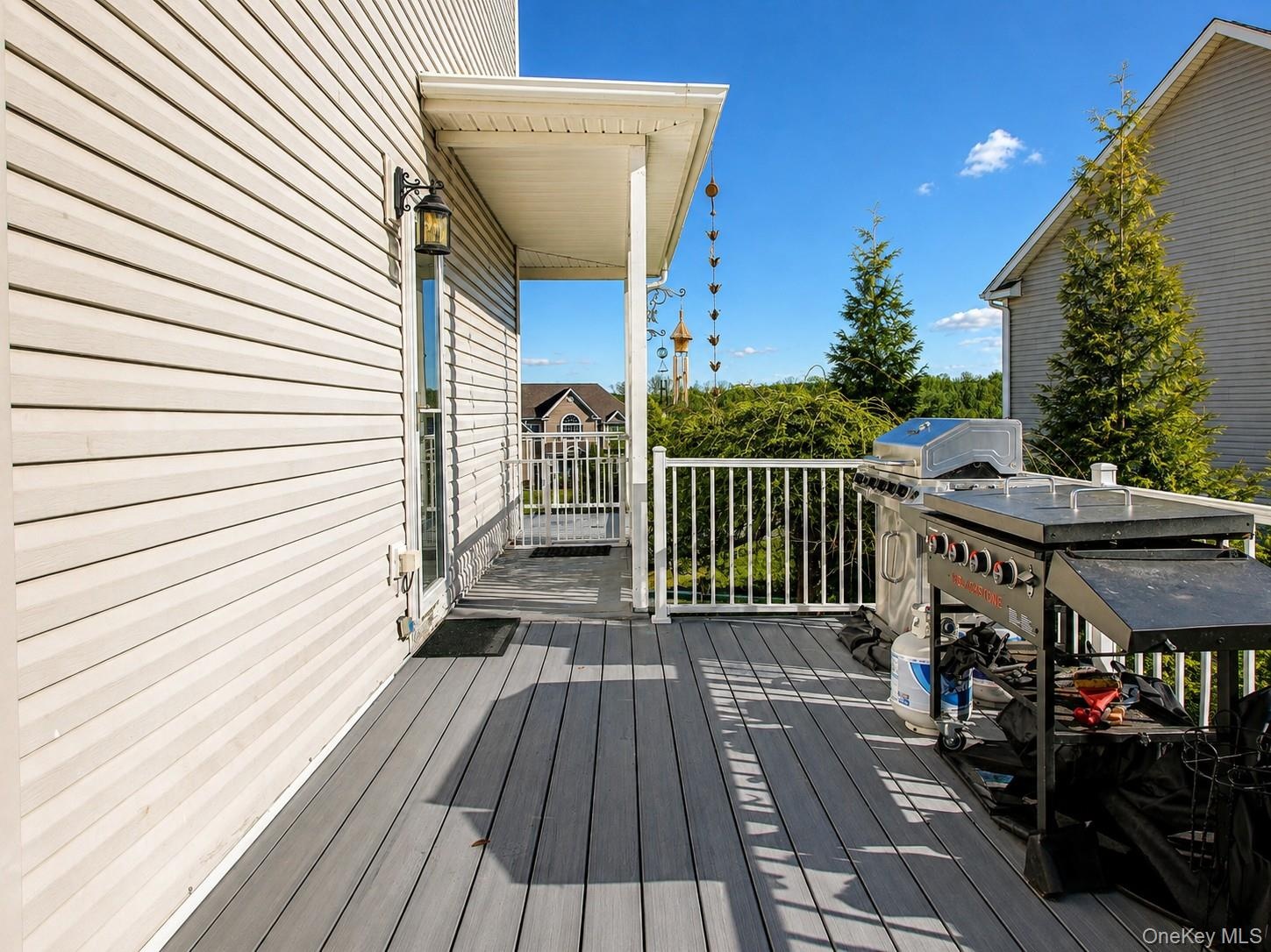 Wrap Around Porch Leads to Deck