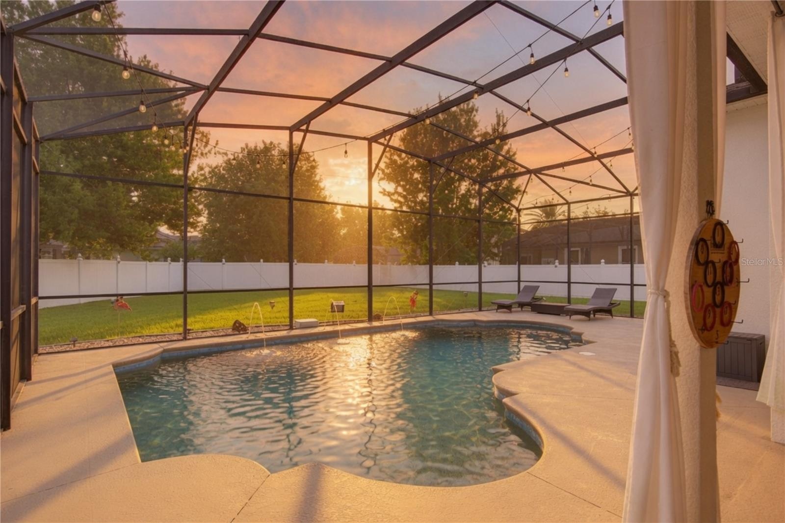 Pool at Sunset