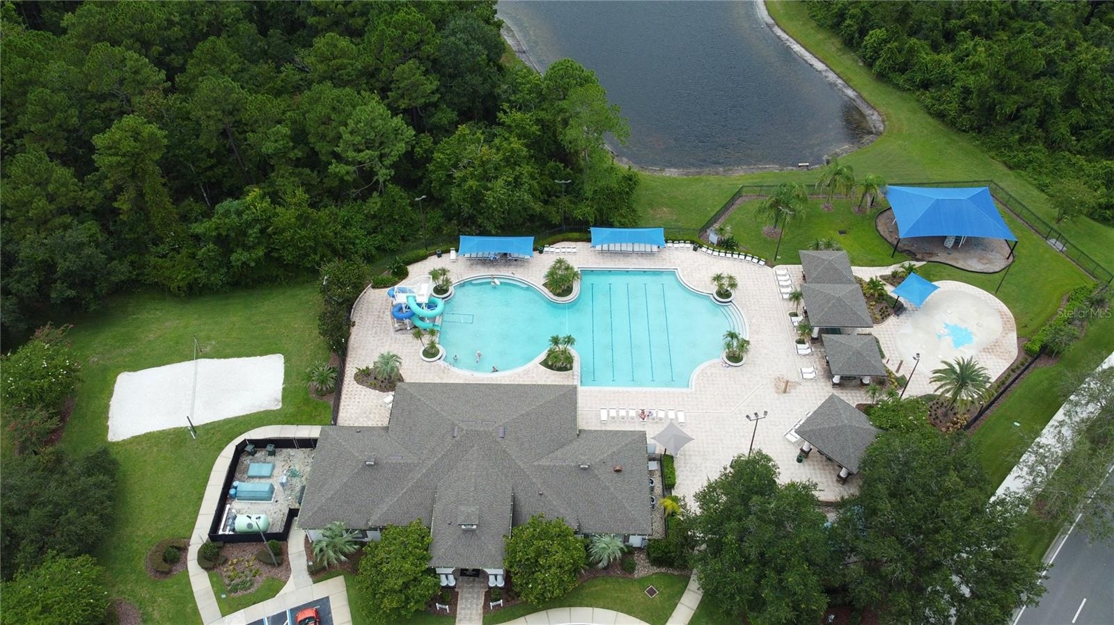Aeiral of Clubhouse and Pool