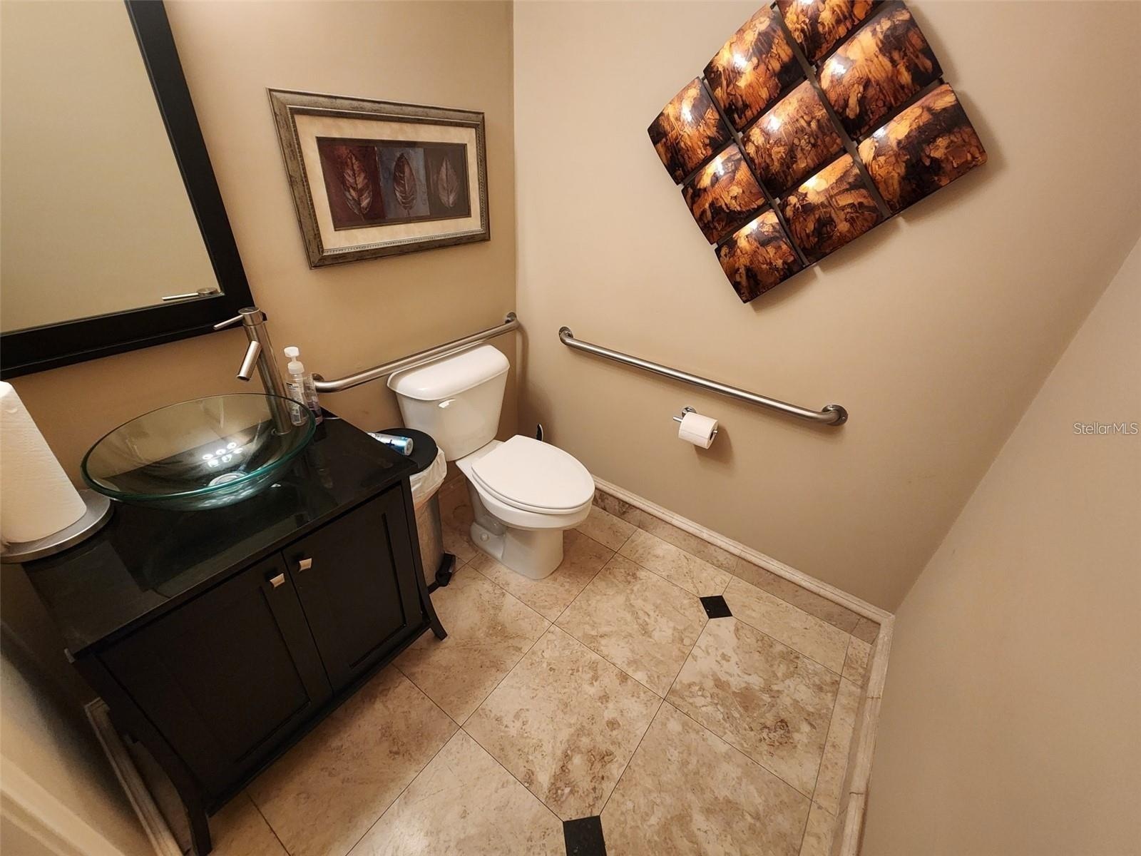 Shared unisex bathroom