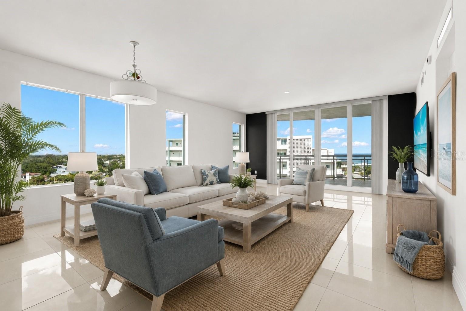Virtually Staged Great Room