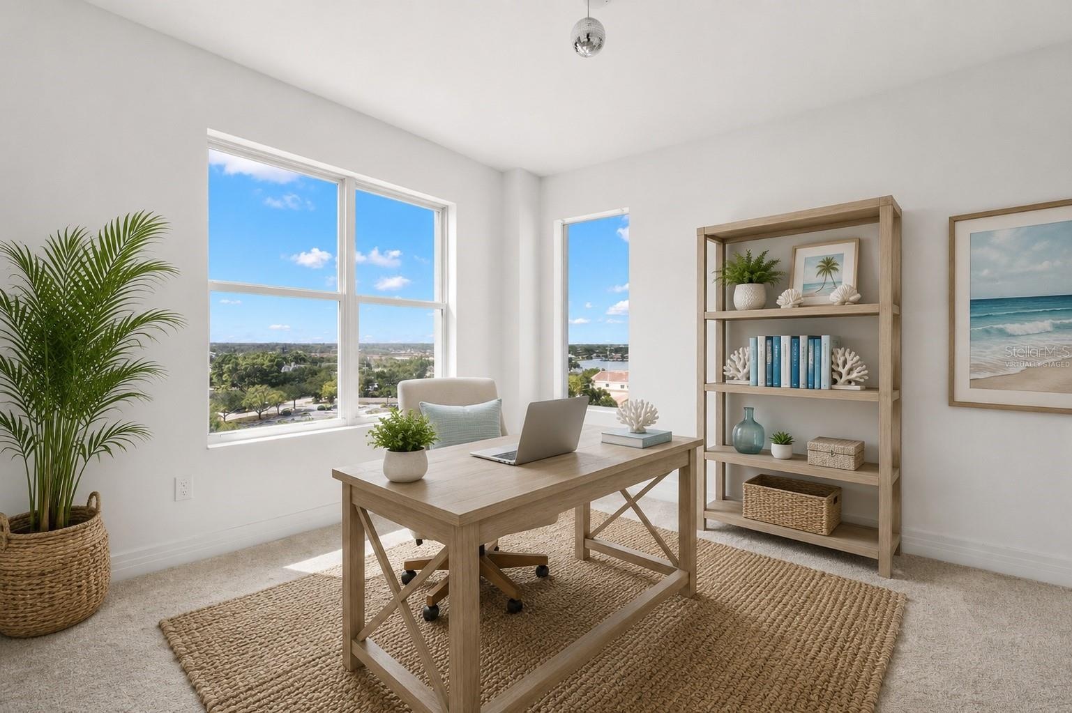 Virtually Staged Office