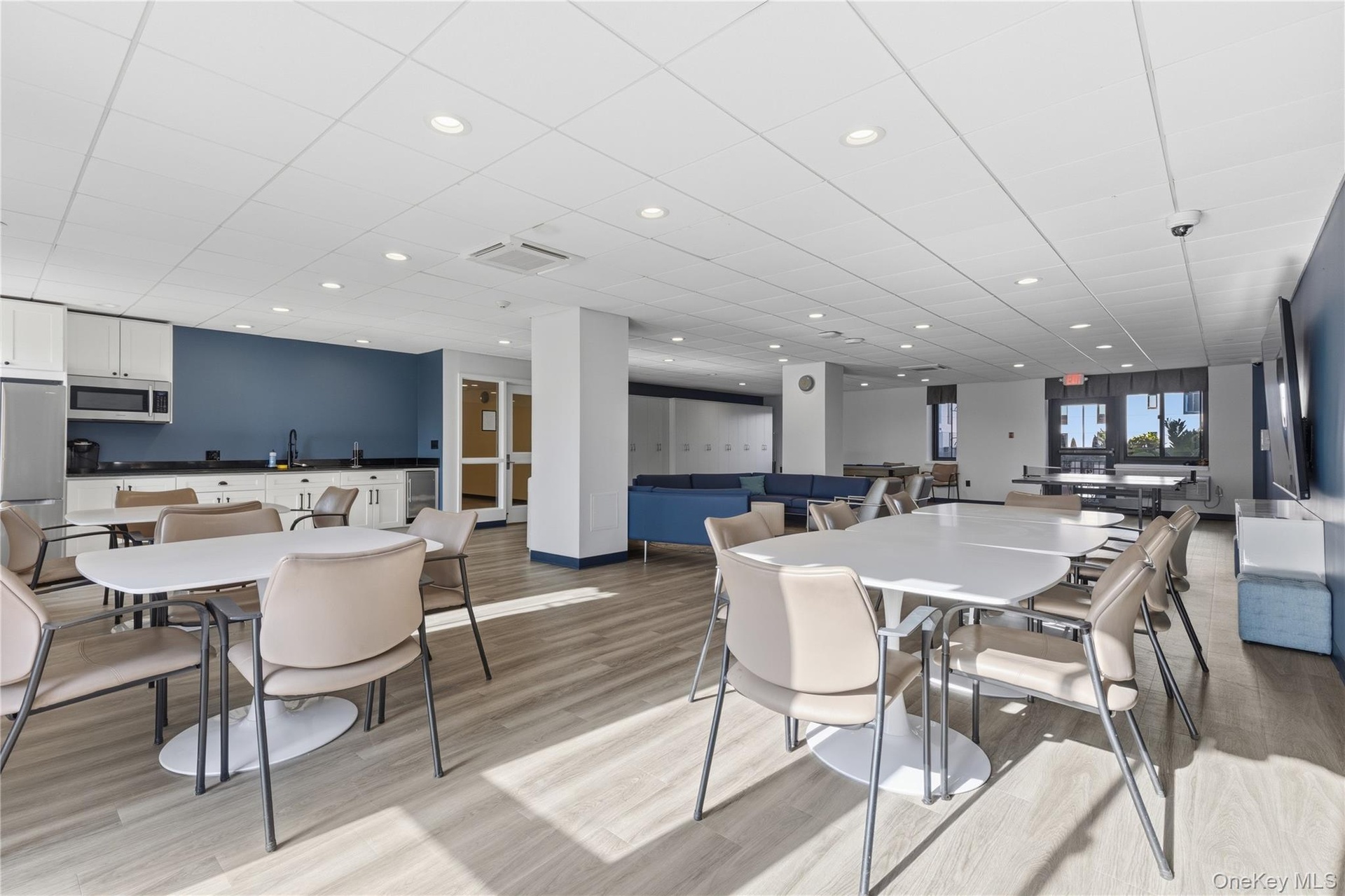 Party Room with huge  TV with cable, kitchen, pool table and ping pong