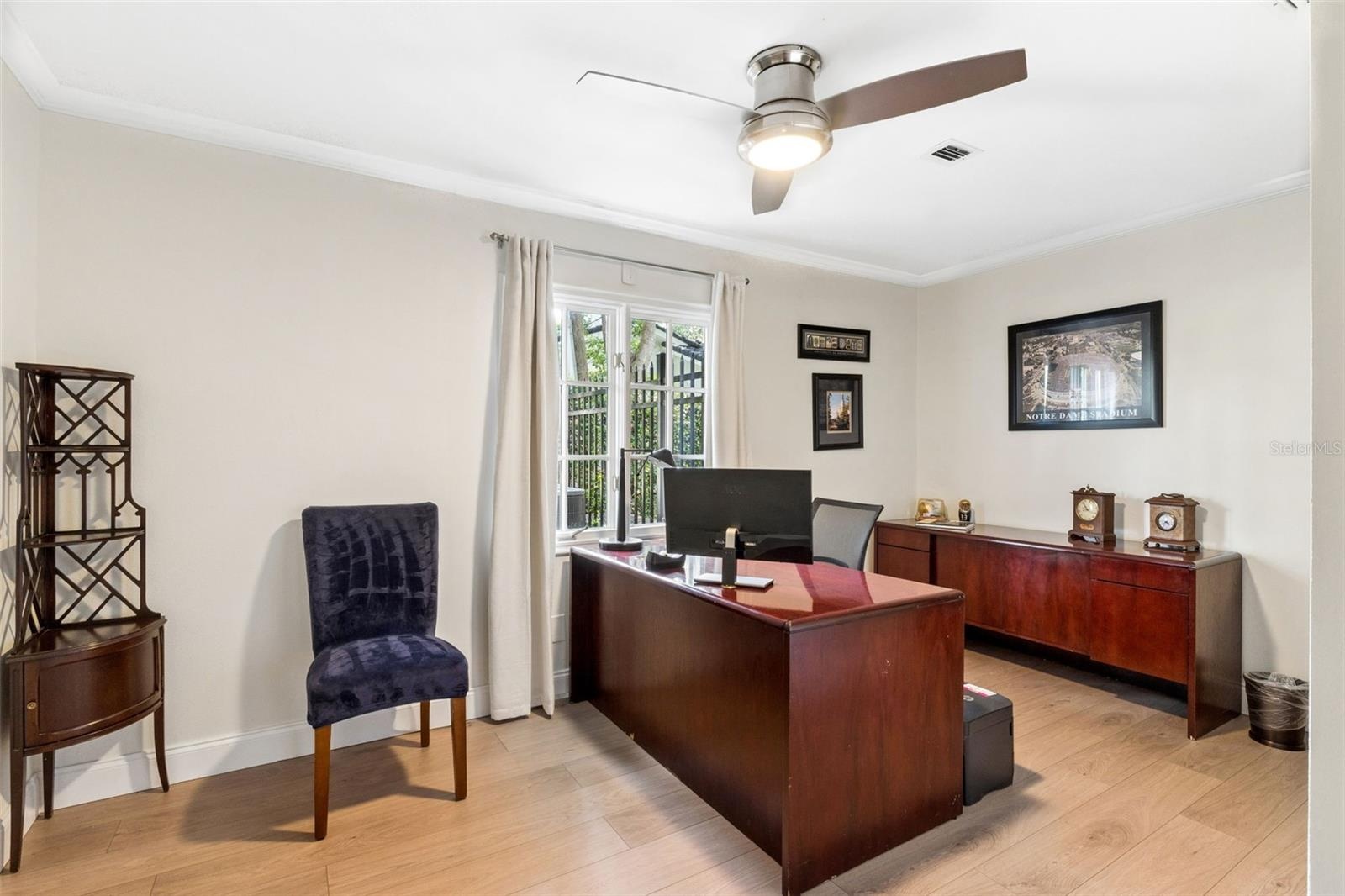 Bedroom #4, used as a bedroom, office or flex space
