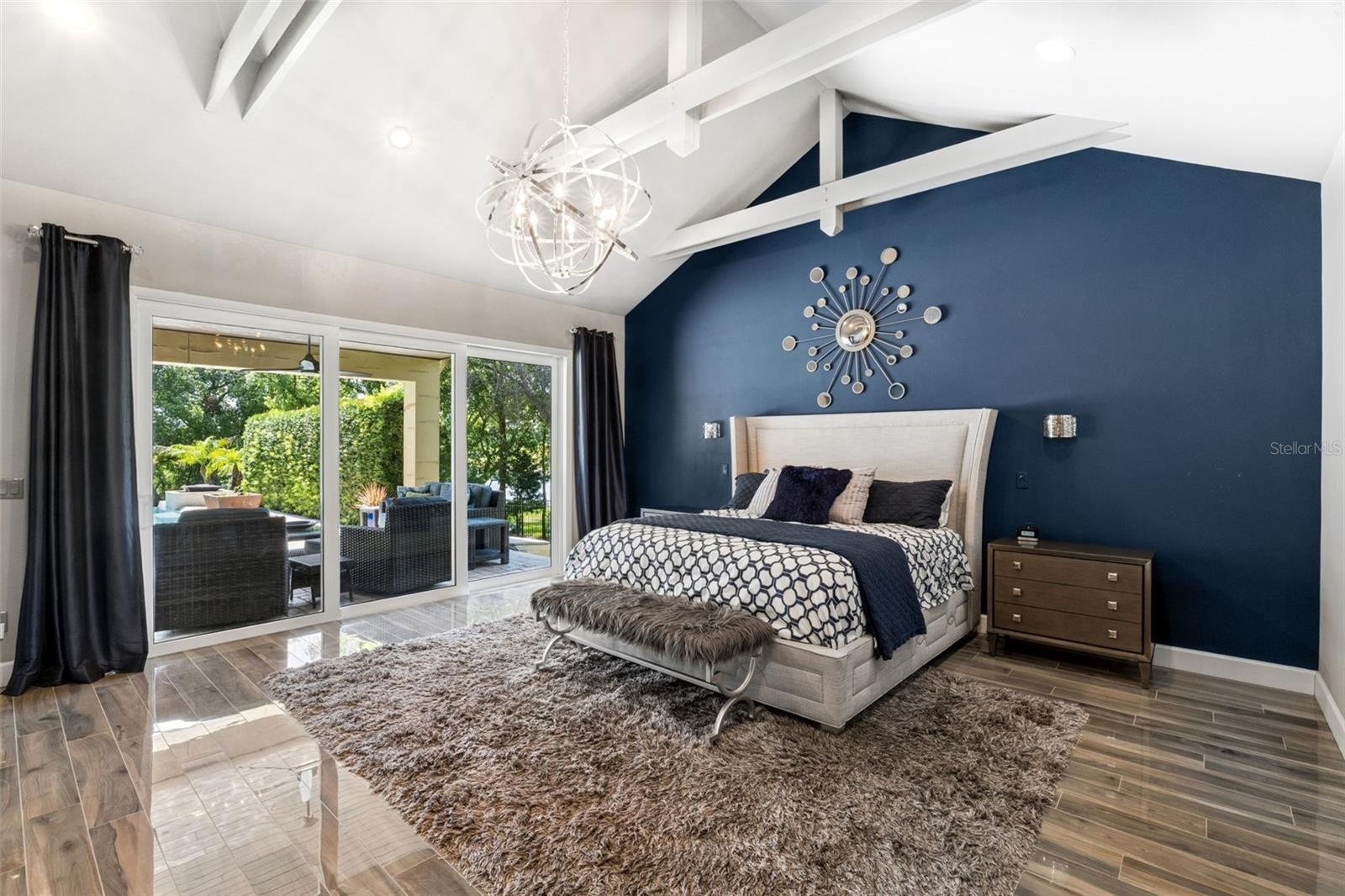 Vaulted Ceiling Primary Bedroom