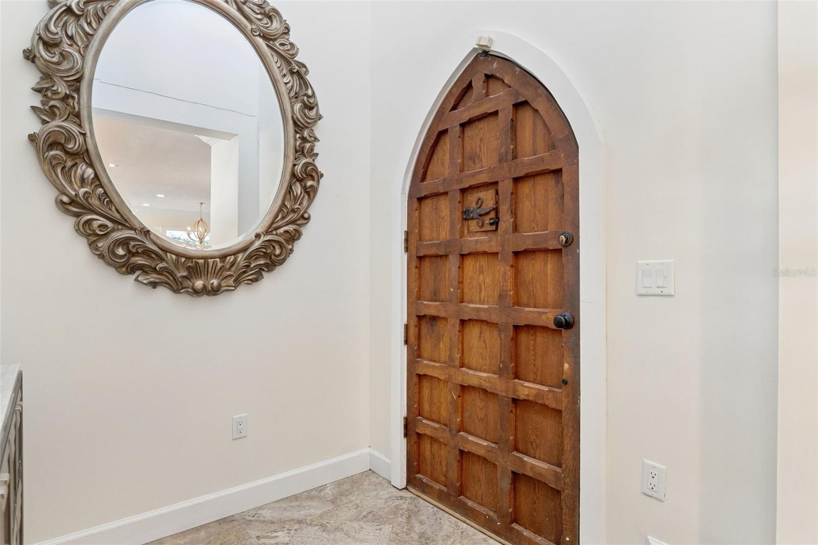 Turret like Vestibule warm entry.
