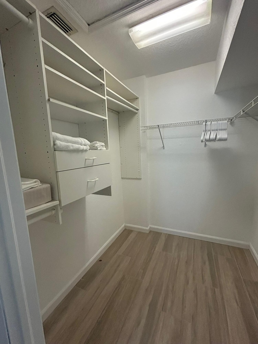 Master closet