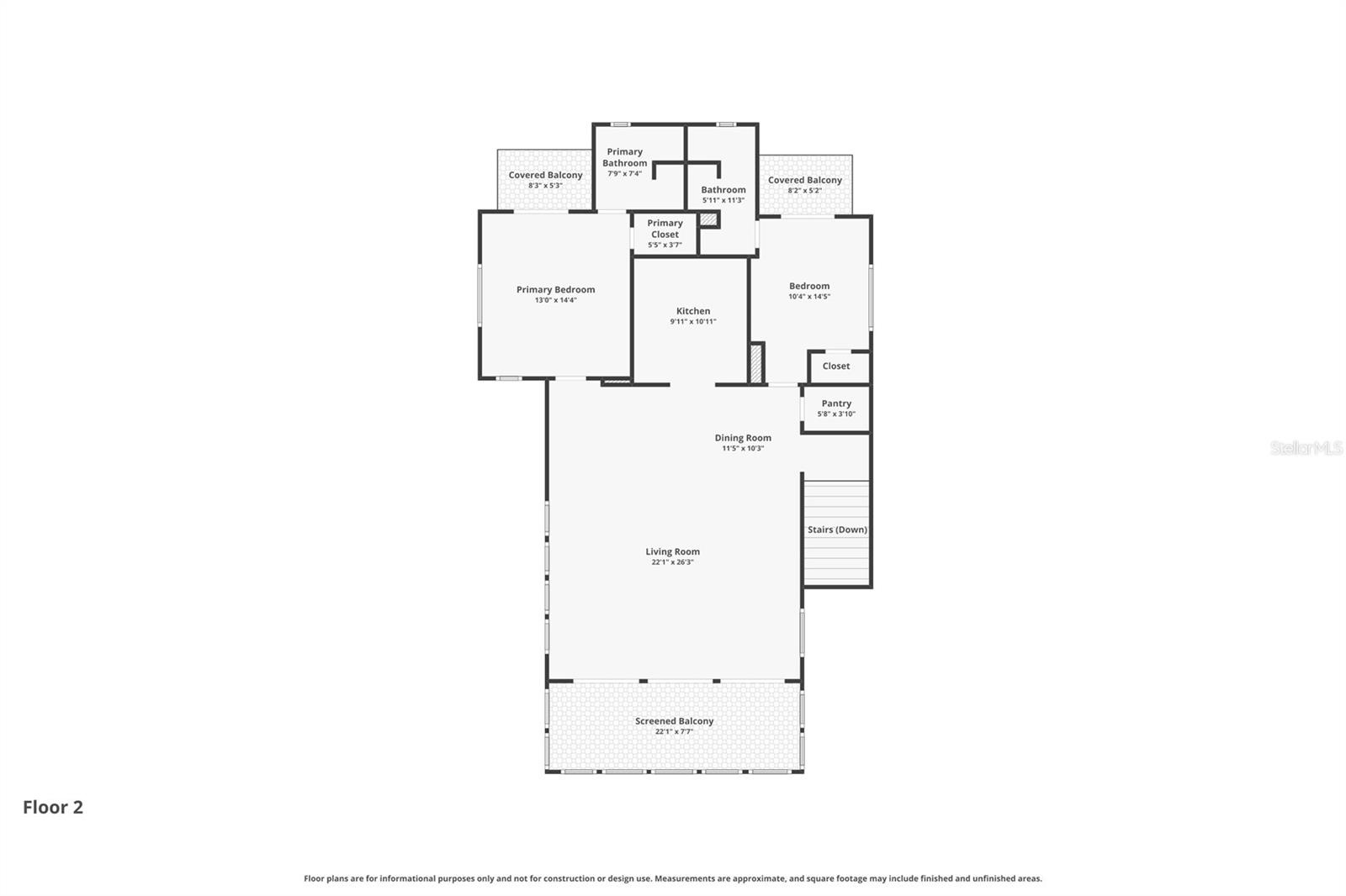 Level 2 Main Floorplan