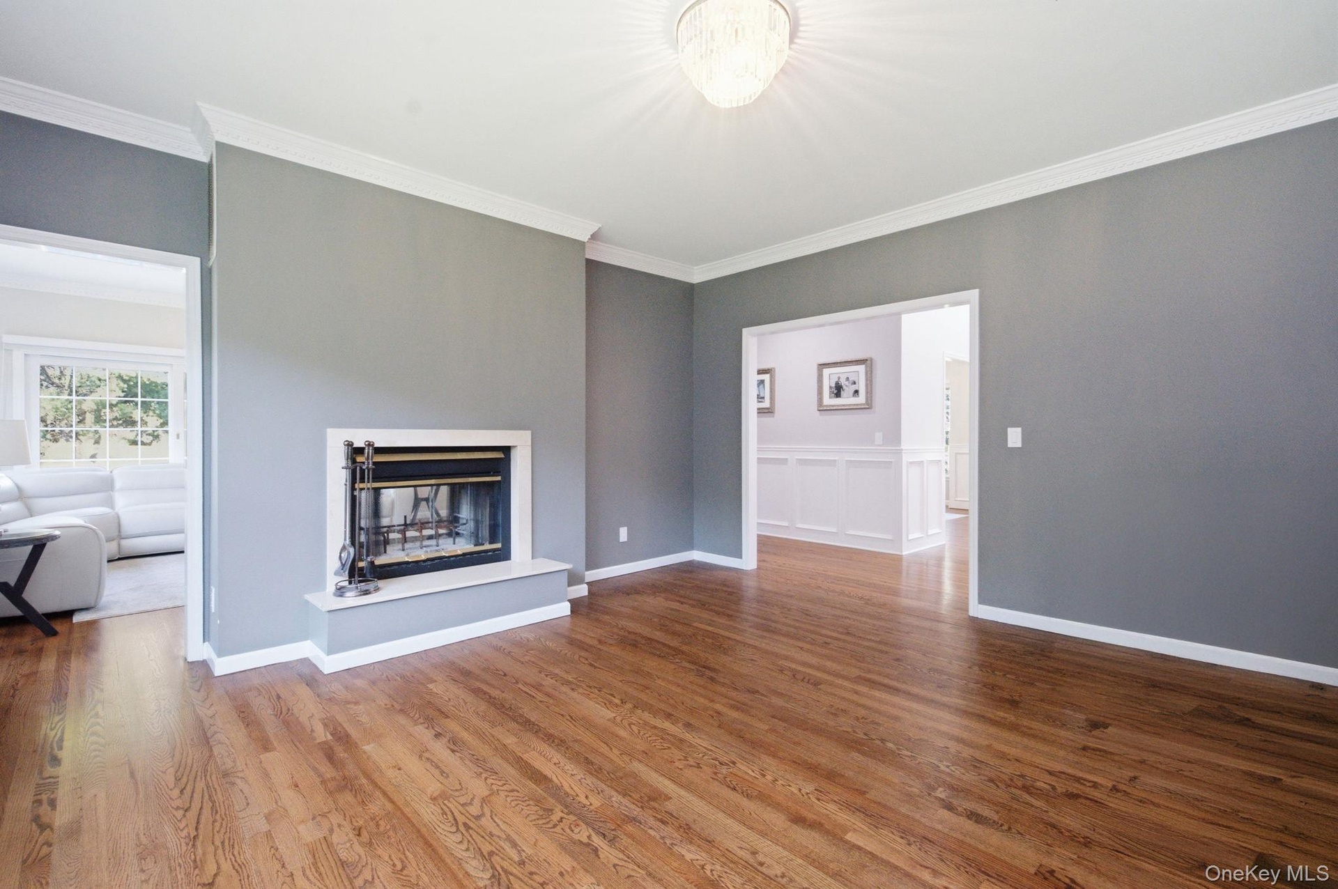 Living Room with Fireplace