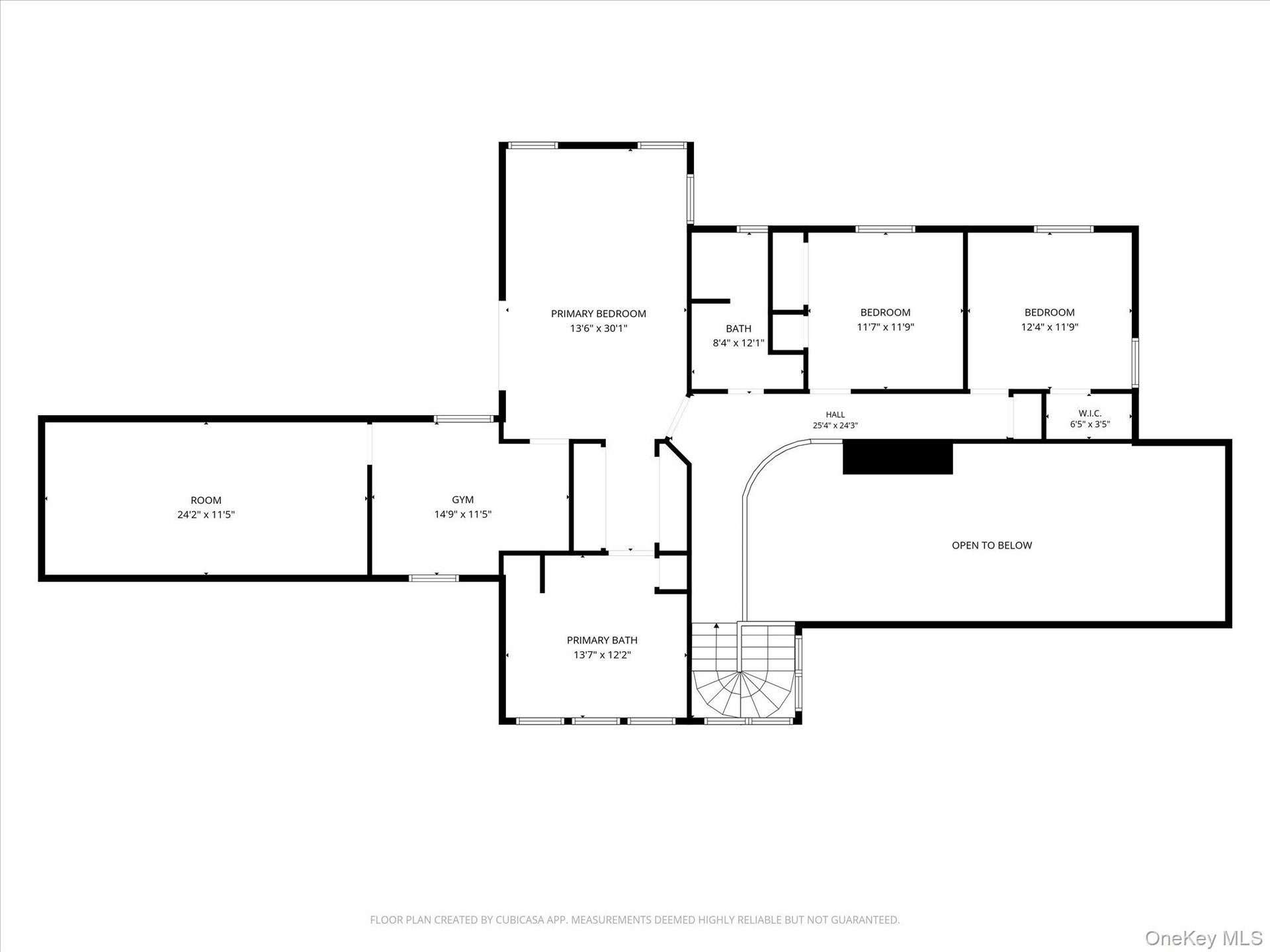 Upstairs Floor Plan