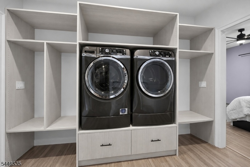 Laundry in Primary Closet