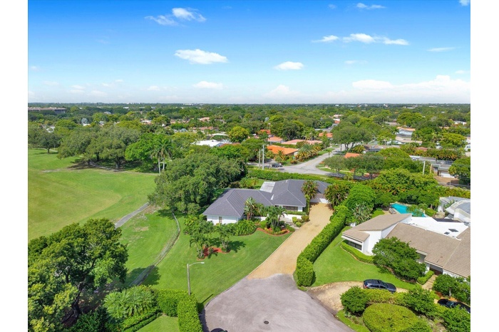 Aerial Shot of House/Lot Facing Golf Course