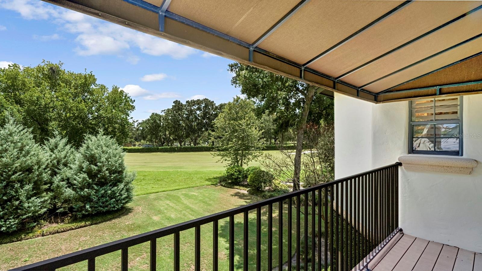 Covered Balcony of Primary Suite