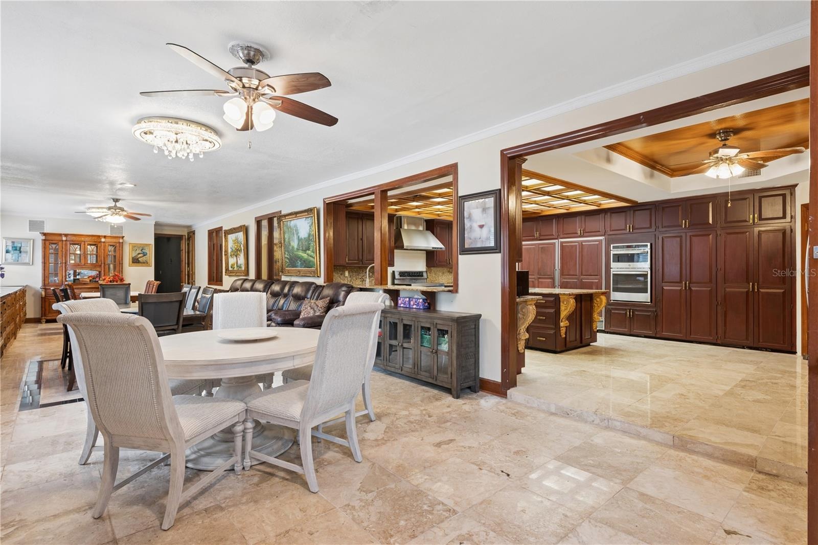 Dining Room, Kitchen