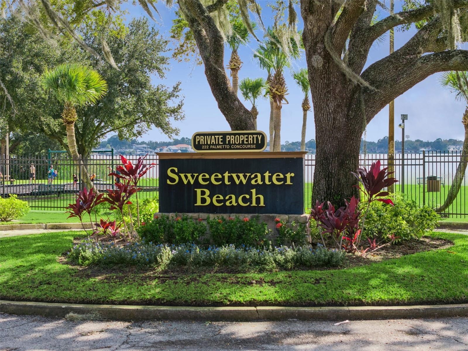Private Access to Sweetwater Beach Park