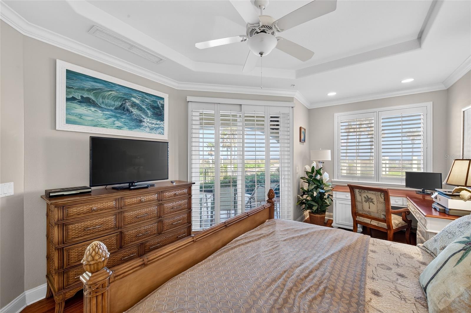 Primary bedrrom w/ Ocean views