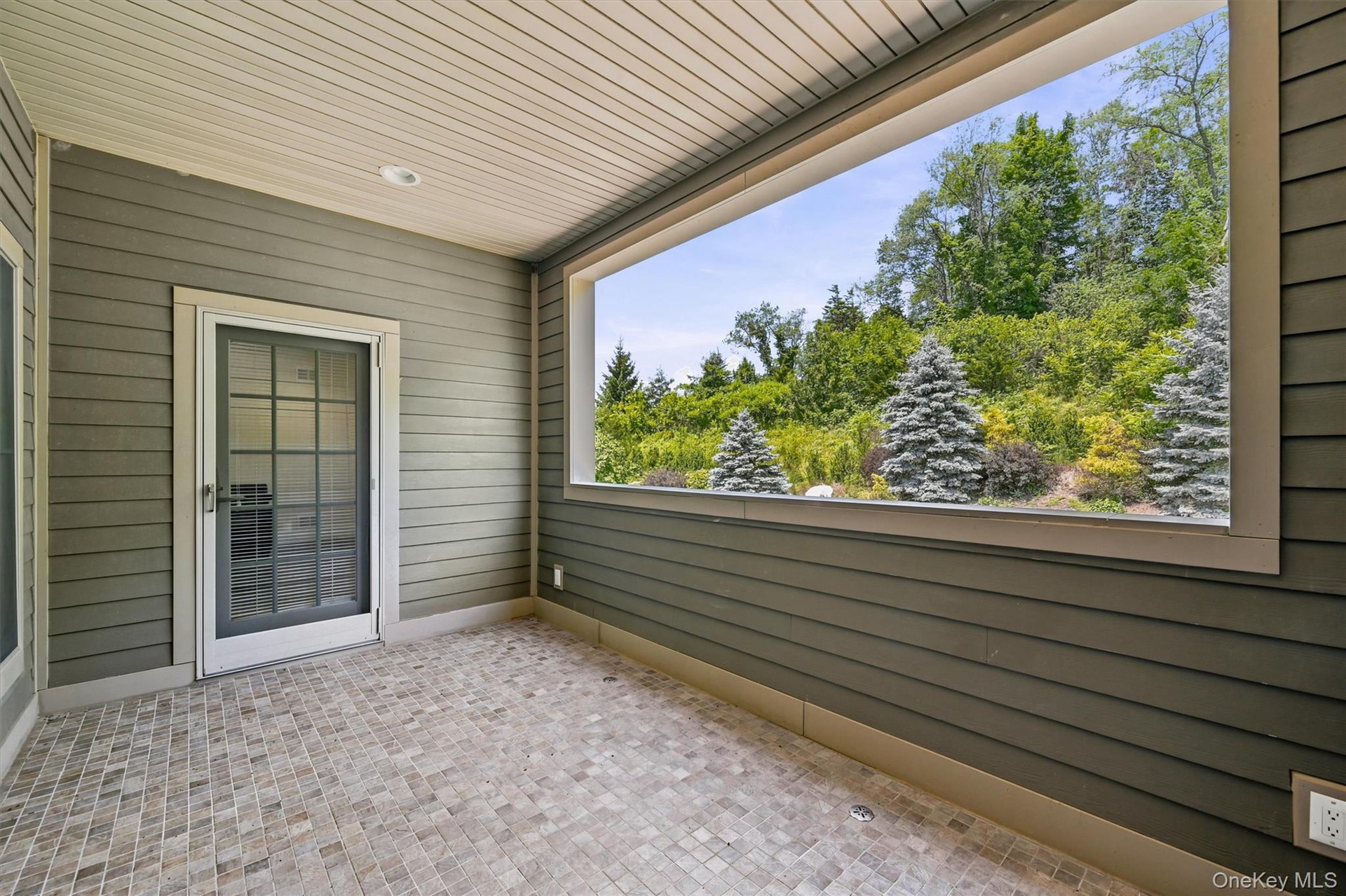 Porch off office and one bedroom