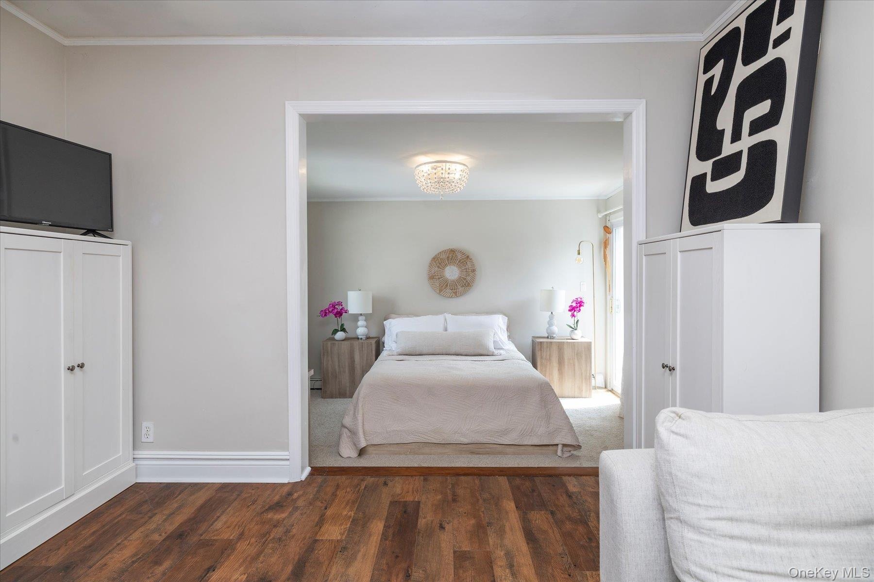 Primary bedroom Lounge/dressing room overlooking bedroom