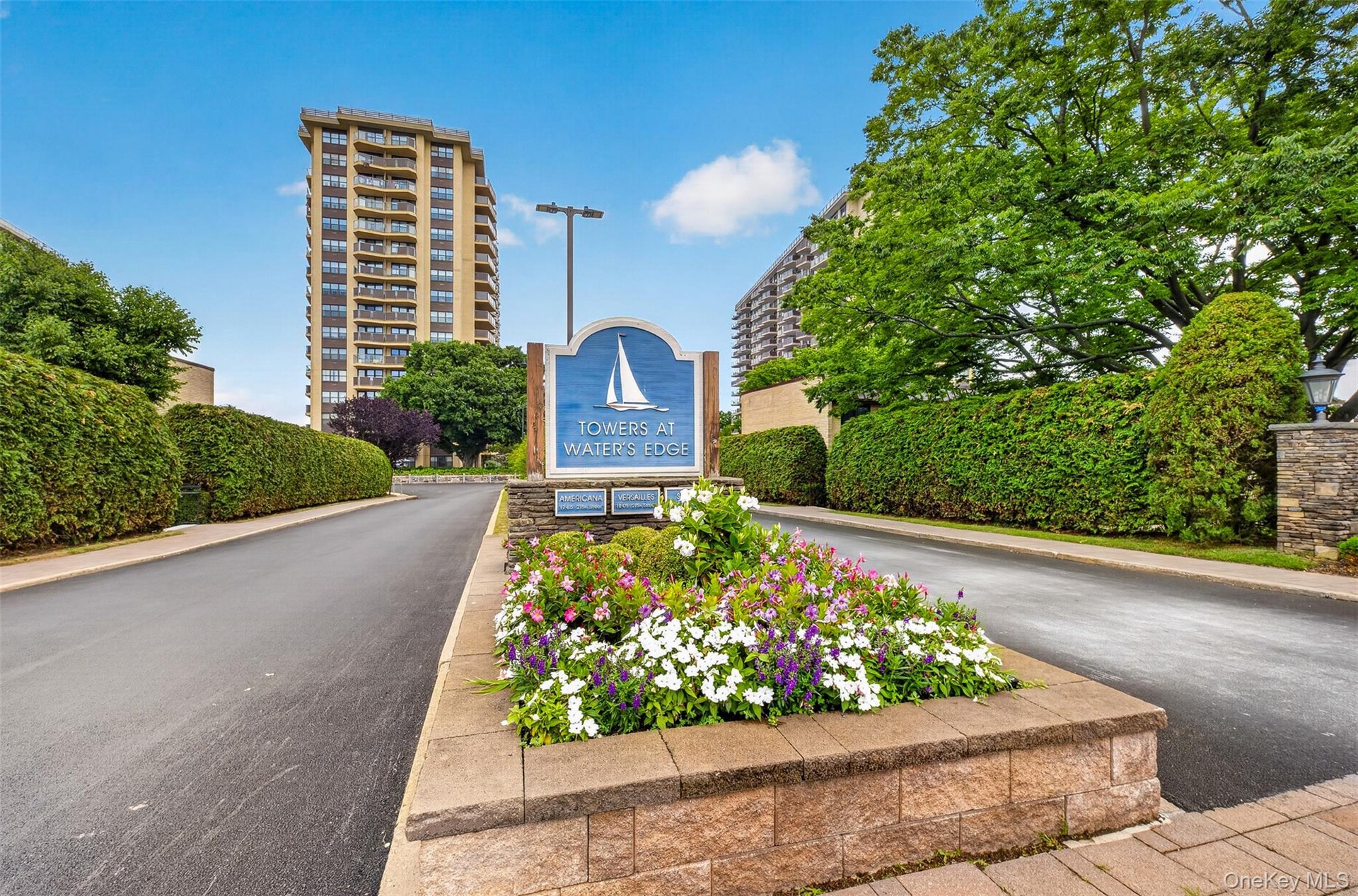 Towers at Water's Edge Entrance