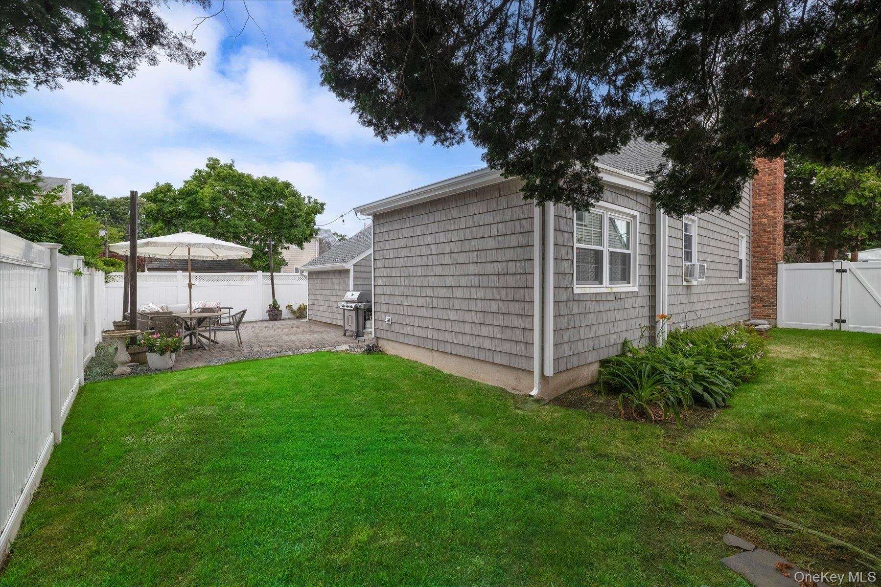 Backyard of house