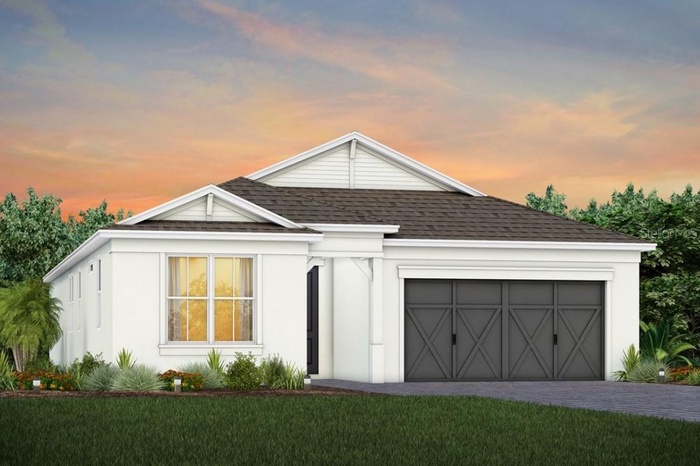 Exterior Design. Artistic rendering for this new construction home. Pictures are for illustrative purposes only. Elevations, colors and options may va