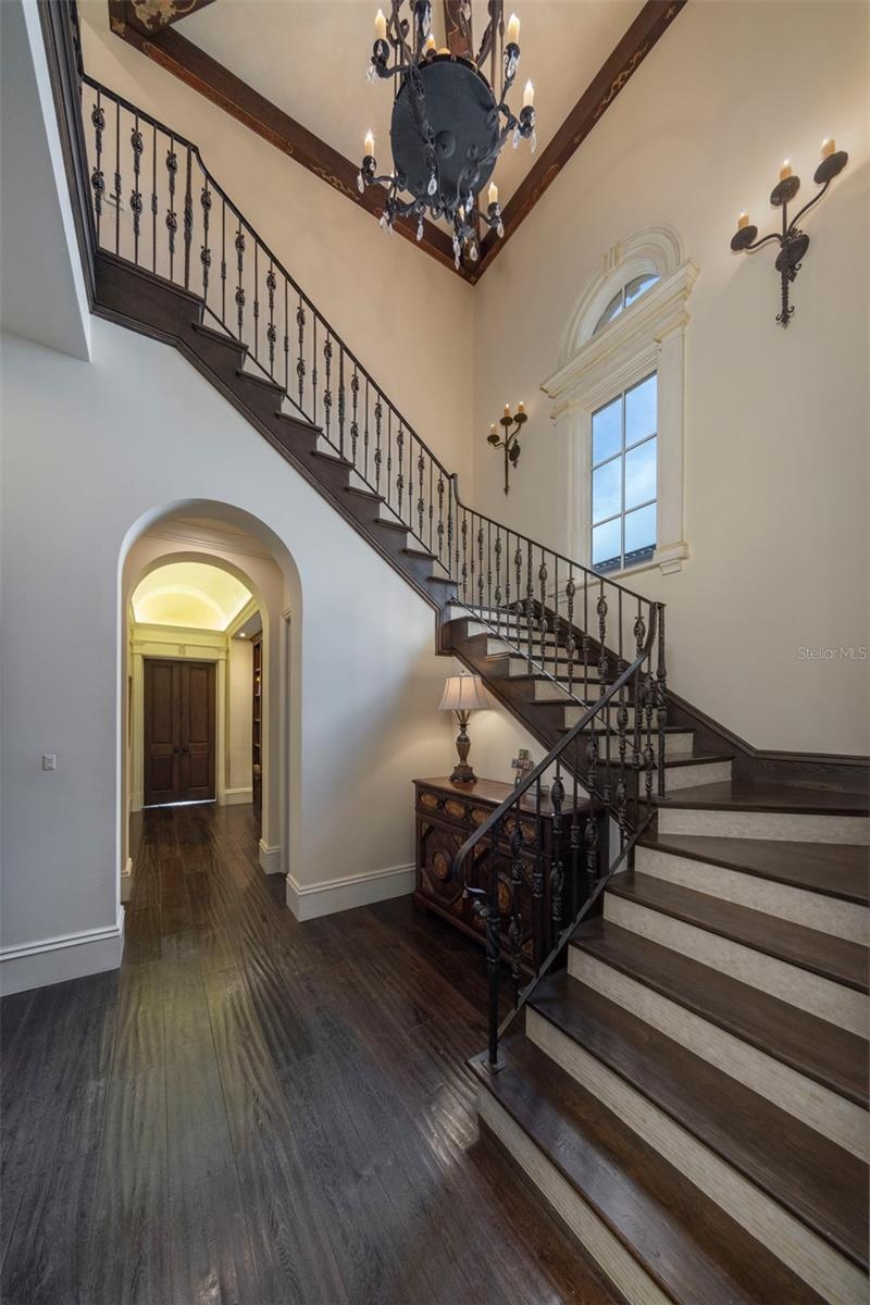 secondary back of house stair to second floor