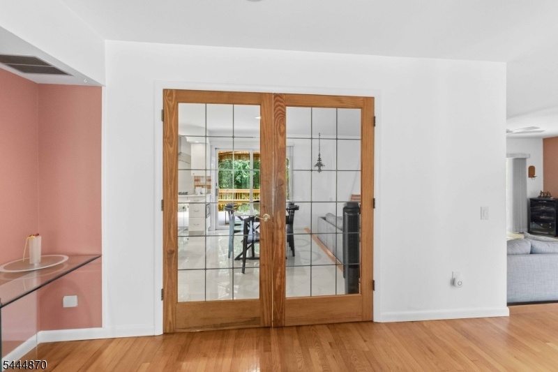 family room to kitchen