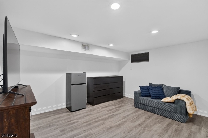 Finished basement den