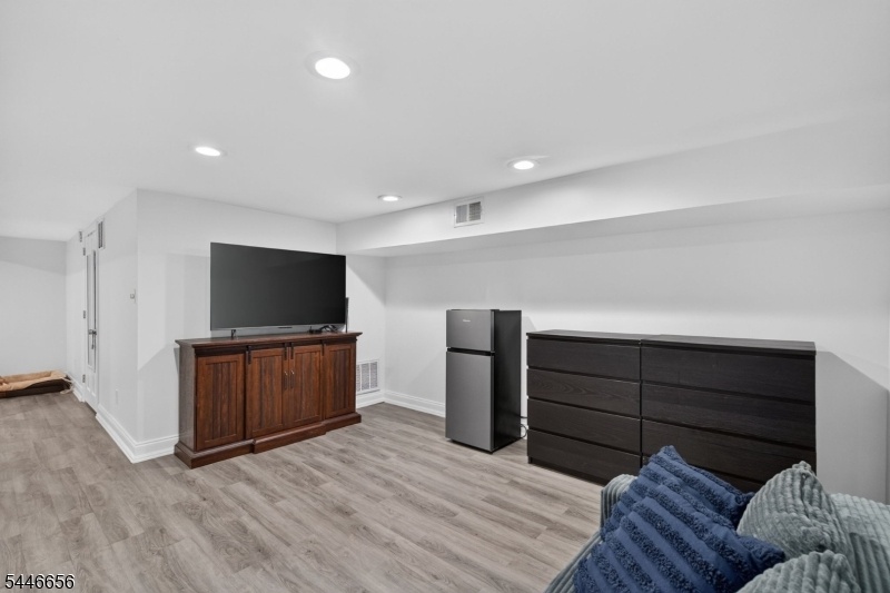 Finished basement den